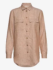 Balmuir - Sahara linen shirt - hørskjorter - desert sand - 0