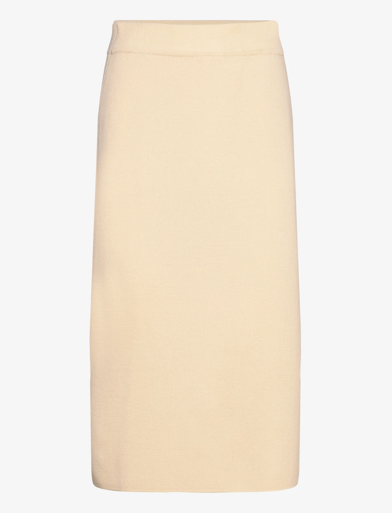 Balmuir - Macy long skirt - knitted skirts - almond - 0
