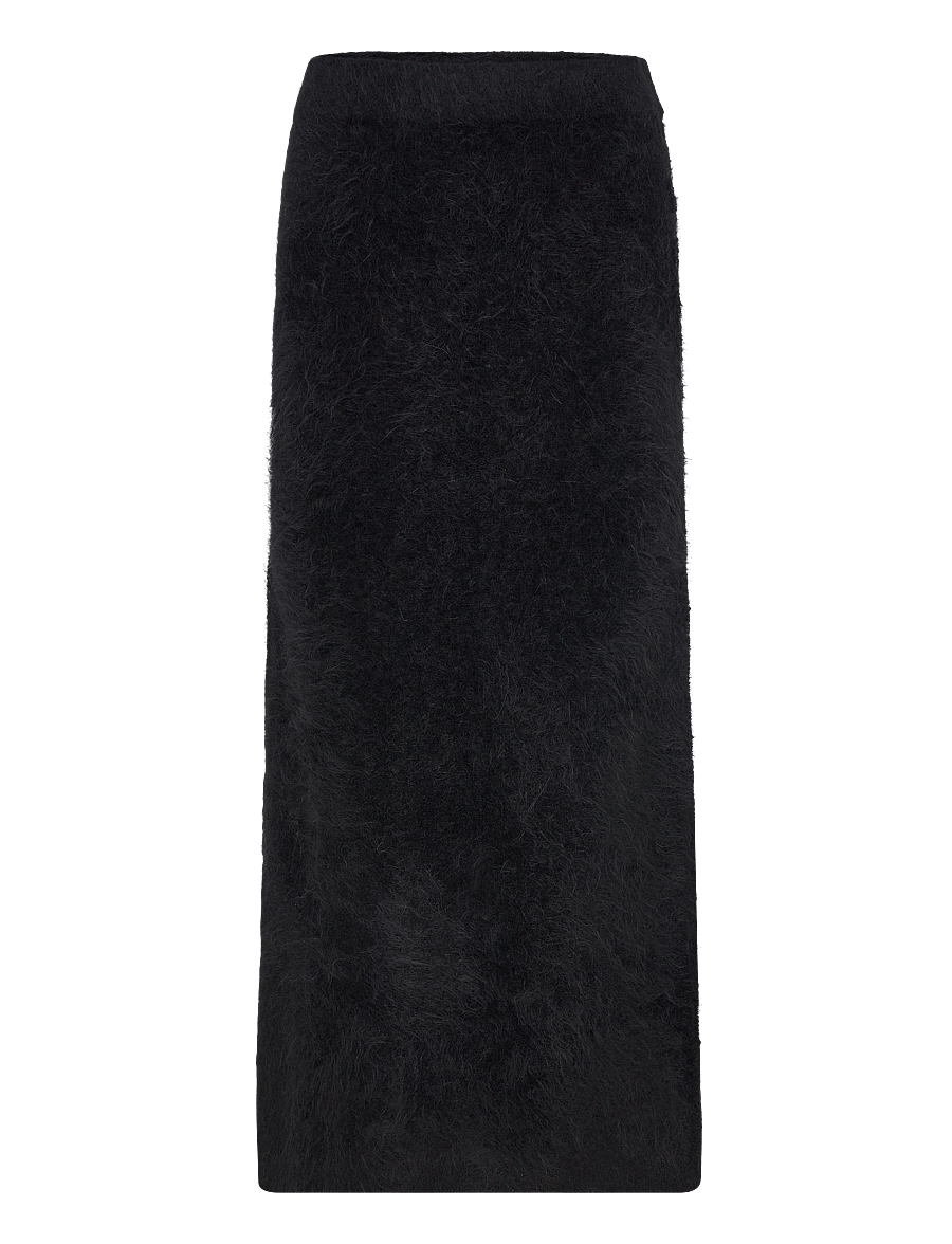 Balmuir - Fiuggi knit skirt - stickade kjolar - black - 0