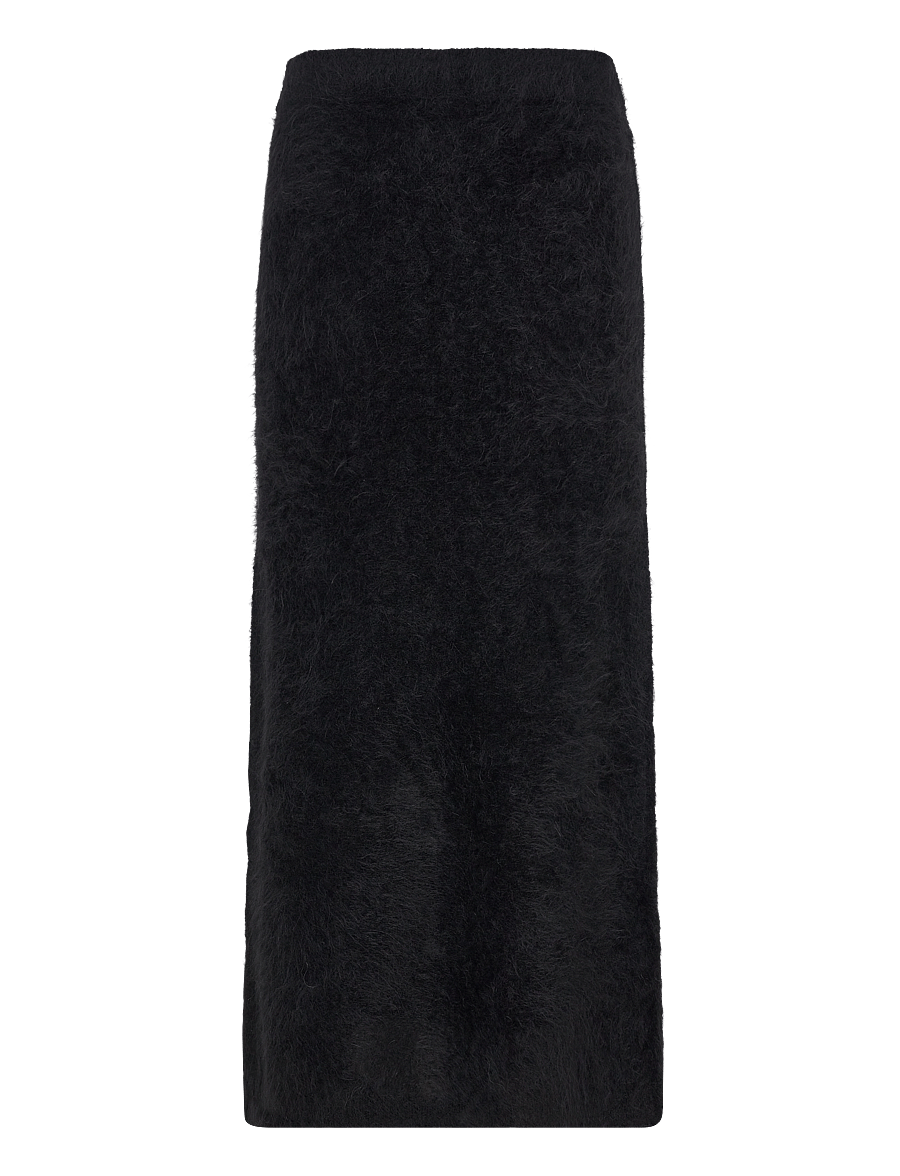 Balmuir - Fiuggi knit skirt - stickade kjolar - black - 1