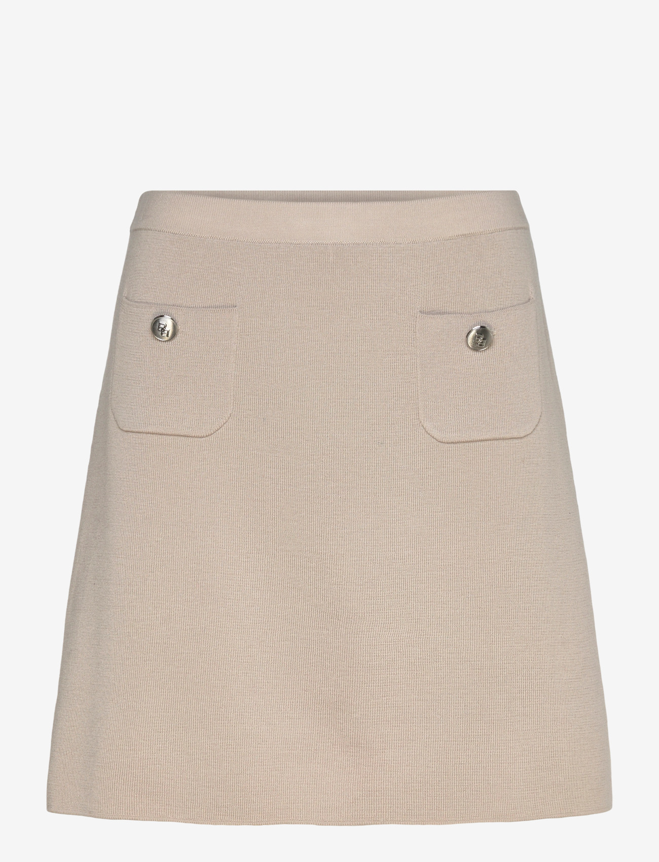 Balmuir - MER KNIT SKIRT - kootud seelikud - stone - 0