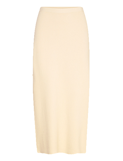 Balmuir RIVIERE KNIT SKIRT - Stickade kjolar - POWDER / cream