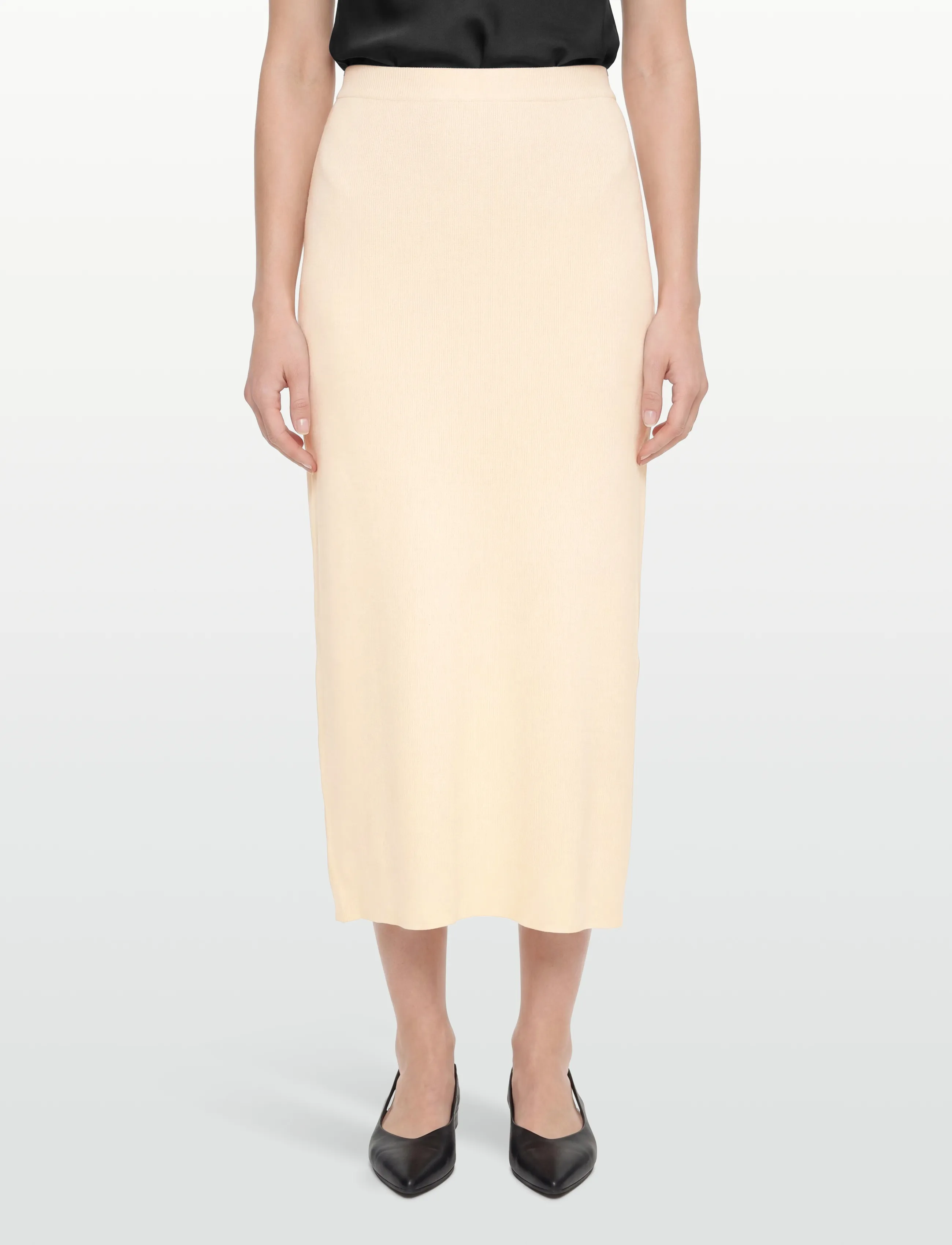 Balmuir - RIVIERE KNIT SKIRT - prjónapils - powder - 3