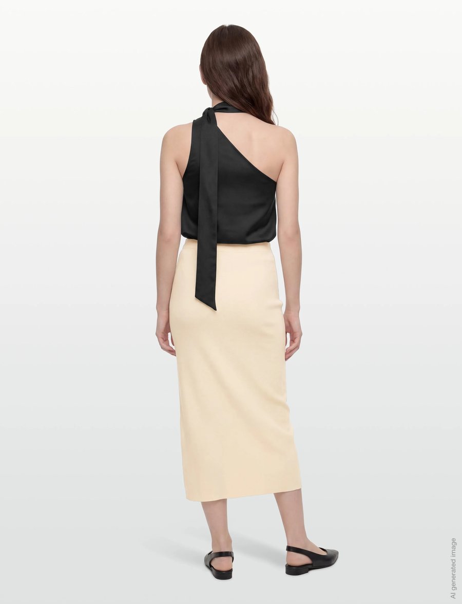 Balmuir - RIVIERE KNIT SKIRT - strickröcke - powder - 4