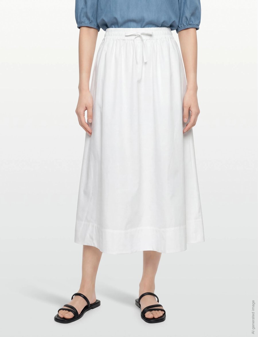 Balmuir - CORSICA SKIRT - maxi röcke - natural white - 3