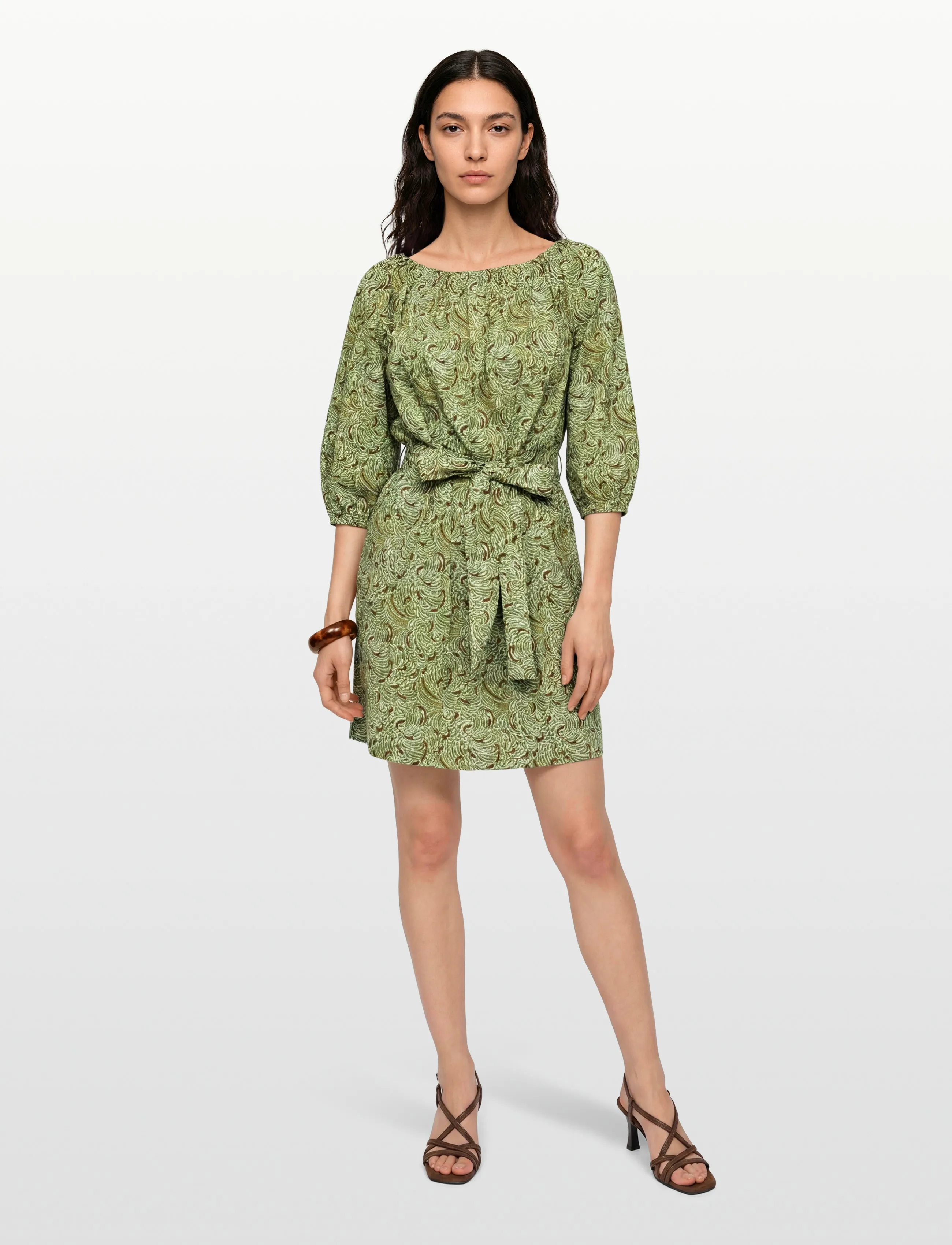 Balmuir Amaroni Dress, 38, Green, Kjoler > Knælange Og Midi, Dame