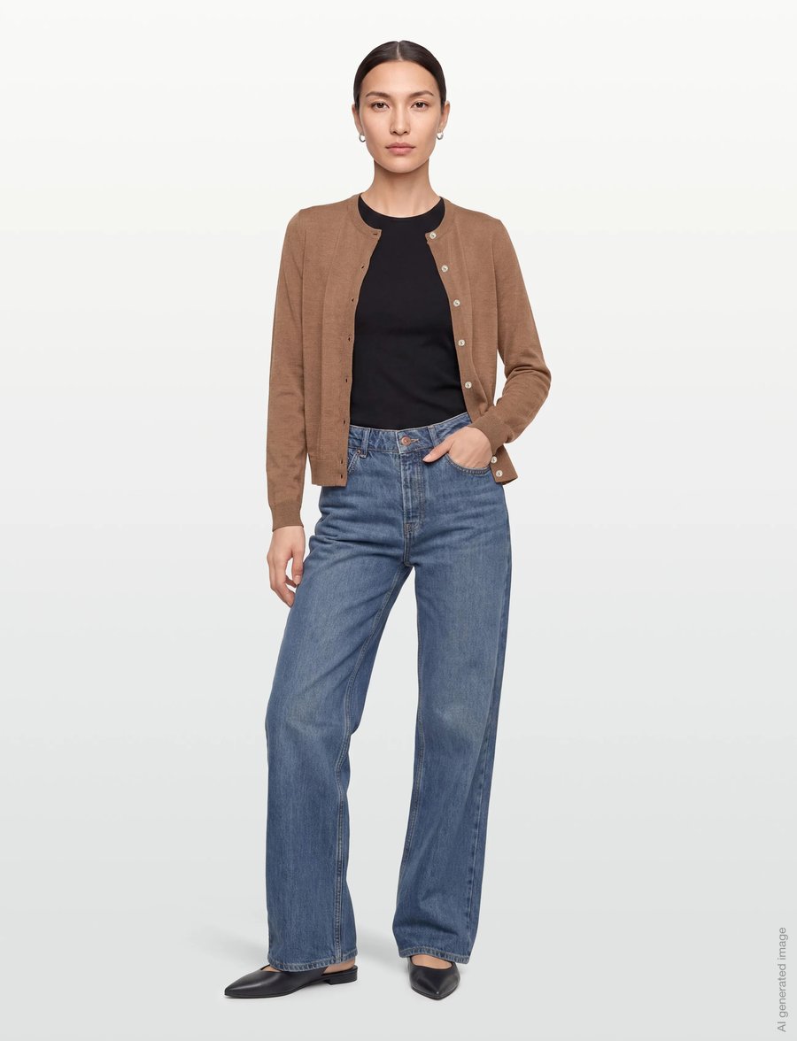 Balmuir - BELLUNO CARDIGAN - cardigans - stone - 0