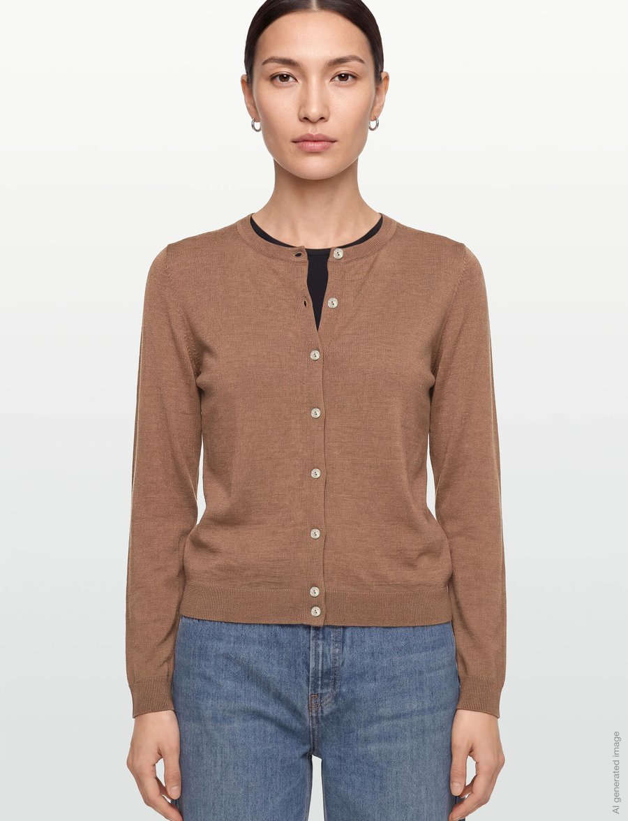 Balmuir - BELLUNO CARDIGAN - cardigans - stone - 3
