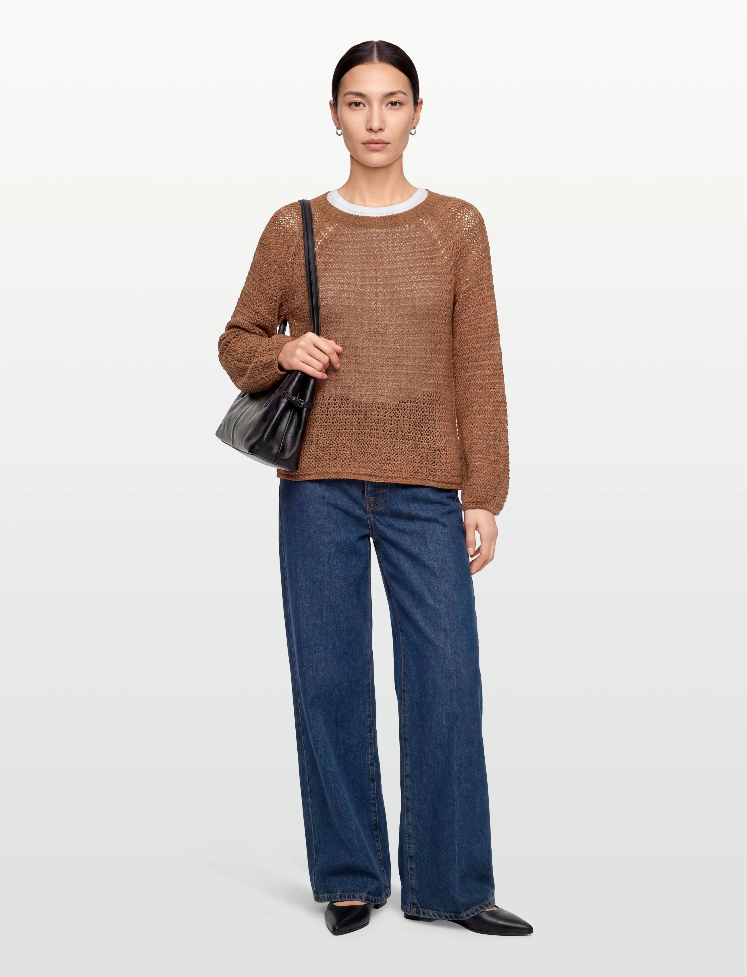 Balmuir Palermo Sweater, Kvinder, Strikket Sweater, Brun, Str: XL
