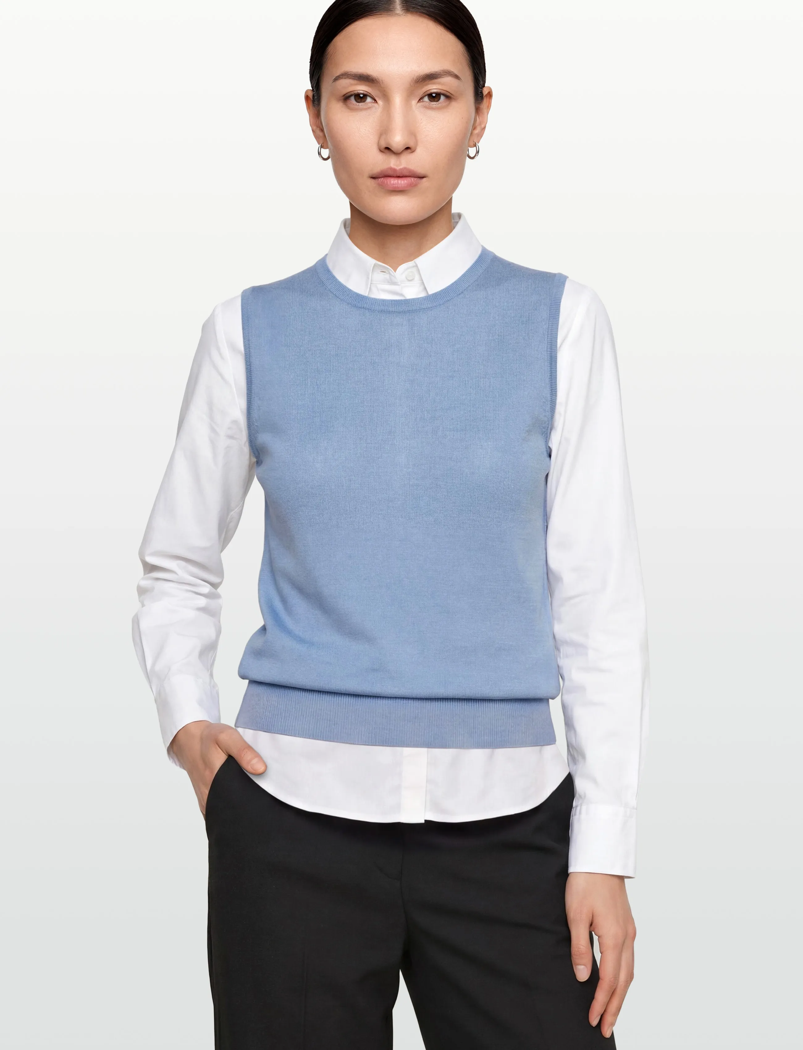 Balmuir - BLERA KNIT VEST - strikveste - sky blue - 3