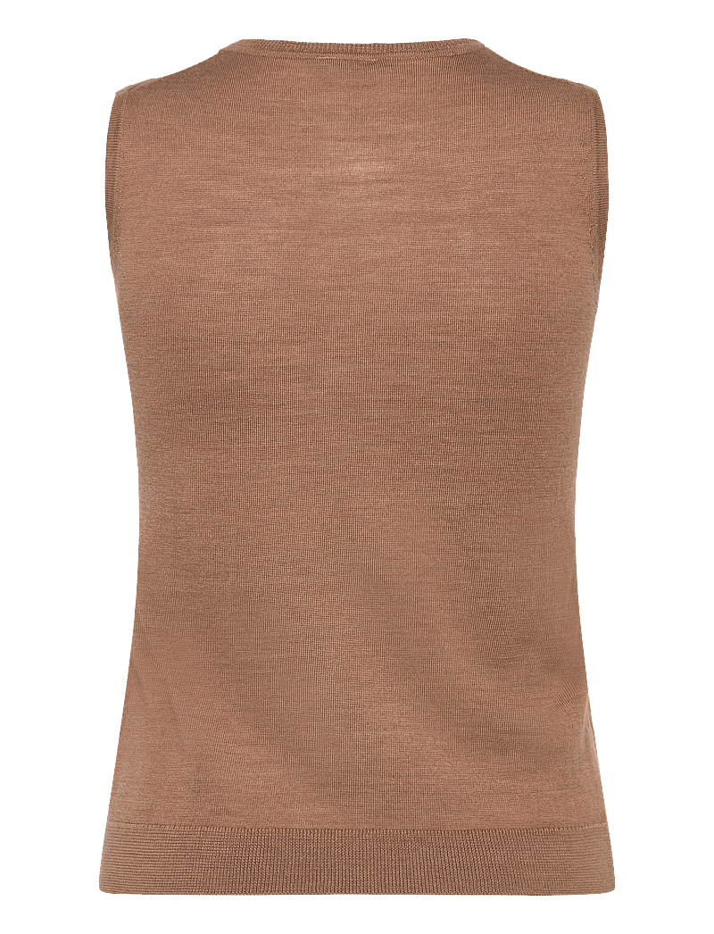 Balmuir - BLERA KNIT VEST - stickade västar - stone - 1