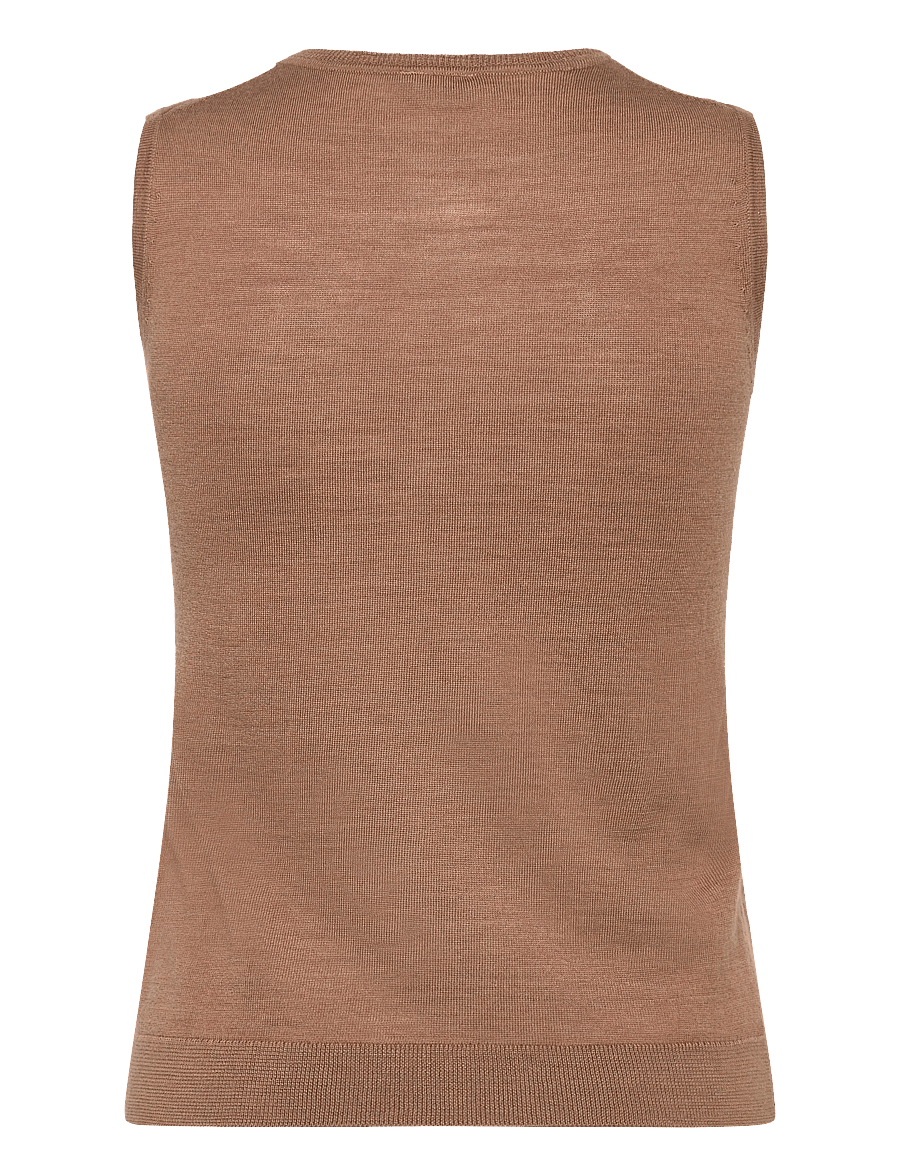 Balmuir - BLERA KNIT VEST - strickwesten - stone - 1