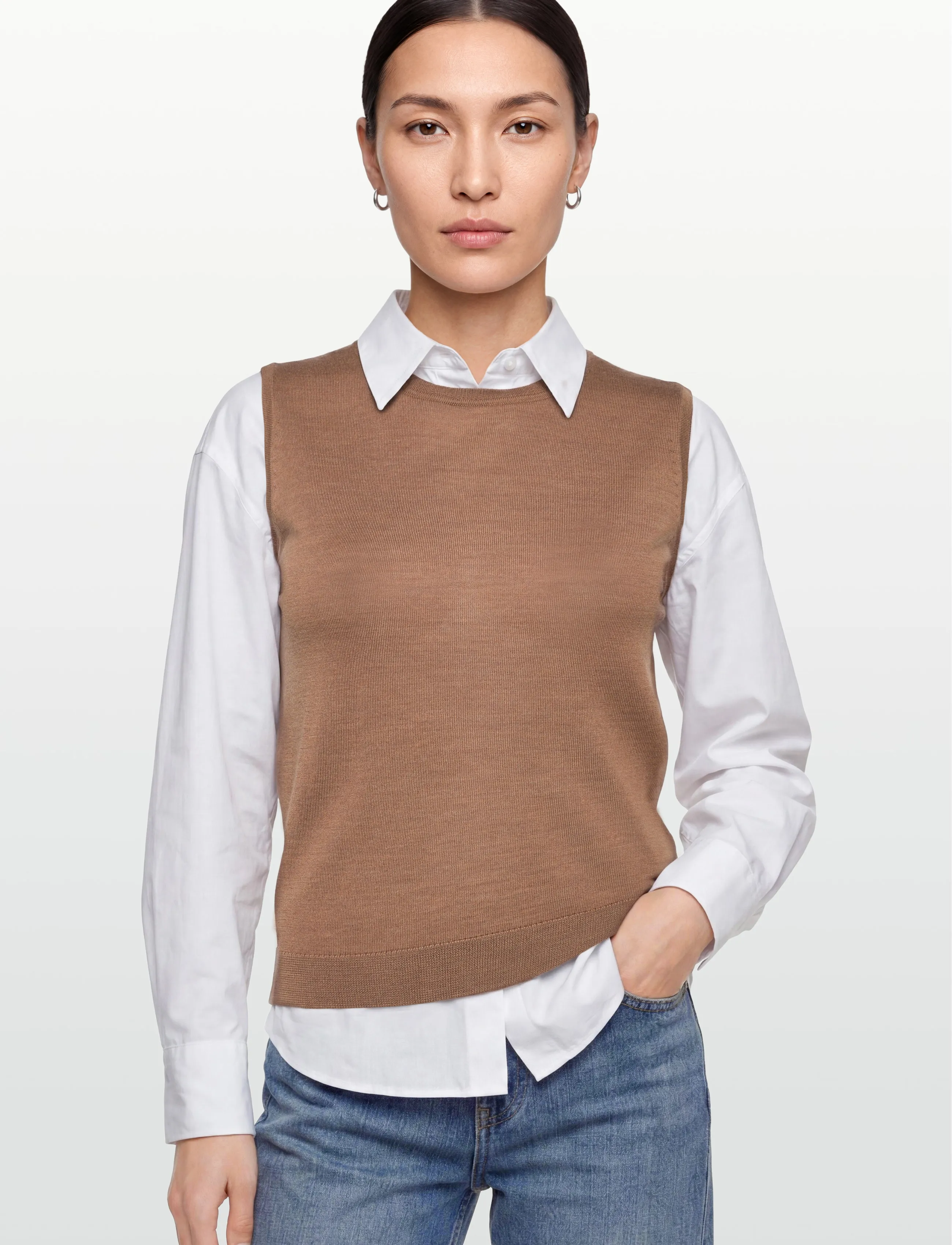 Balmuir - BLERA KNIT VEST - strikveste - stone - 3