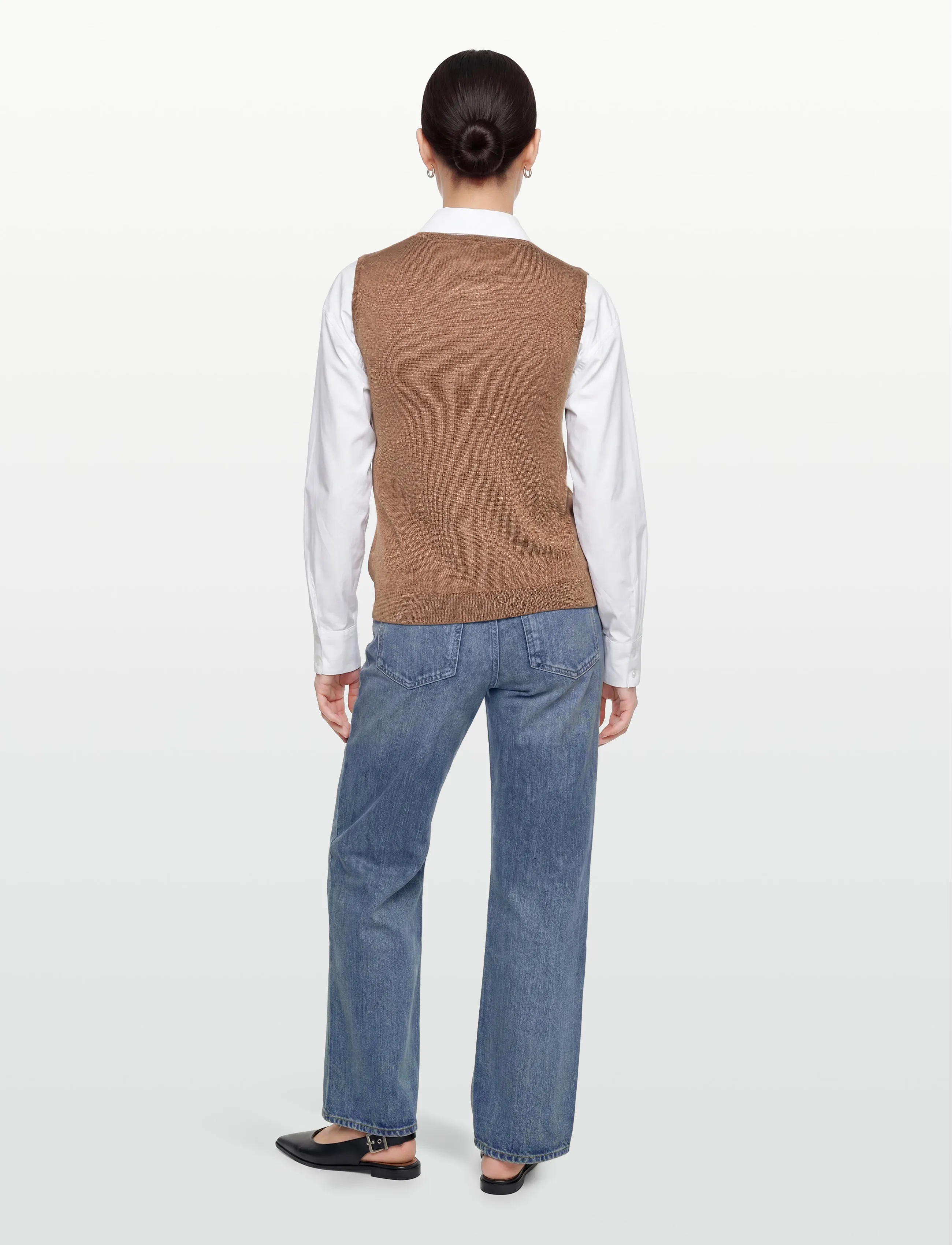 Balmuir - BLERA KNIT VEST - strikveste - stone - 4