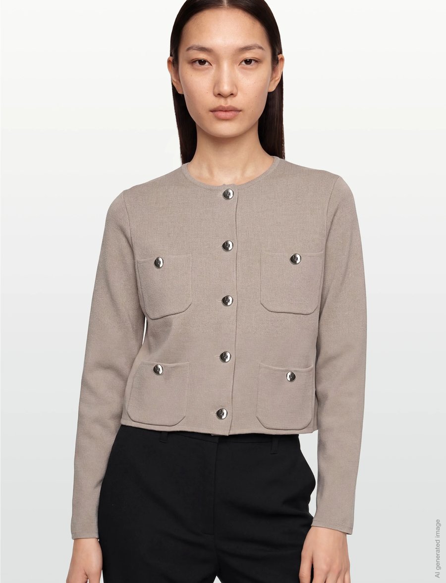 Balmuir - MILANO CARDIGAN - strickjacken - stone - 3