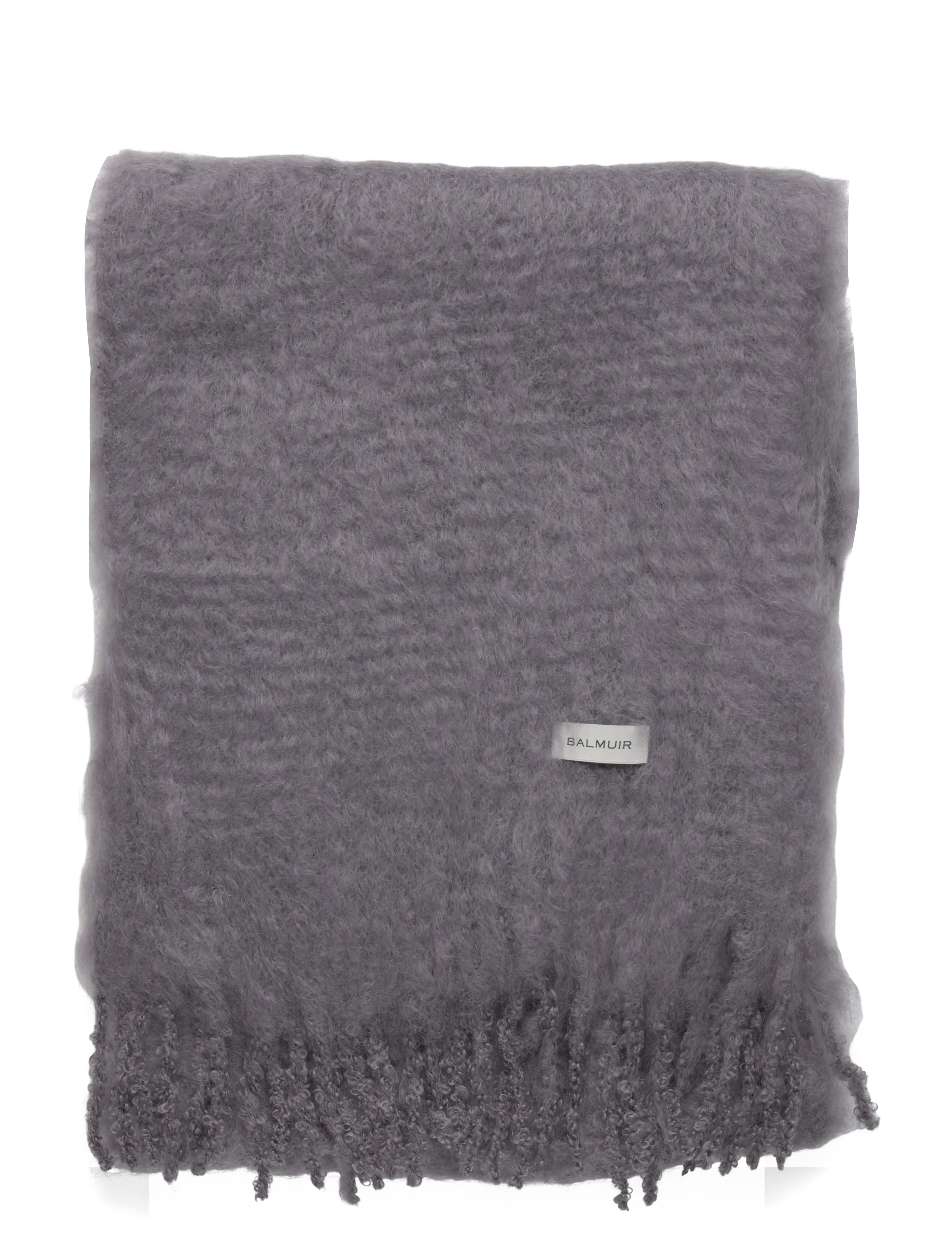 Balmuir - Aurora kid mohair scarf - halstørklæder - grey melange - 1