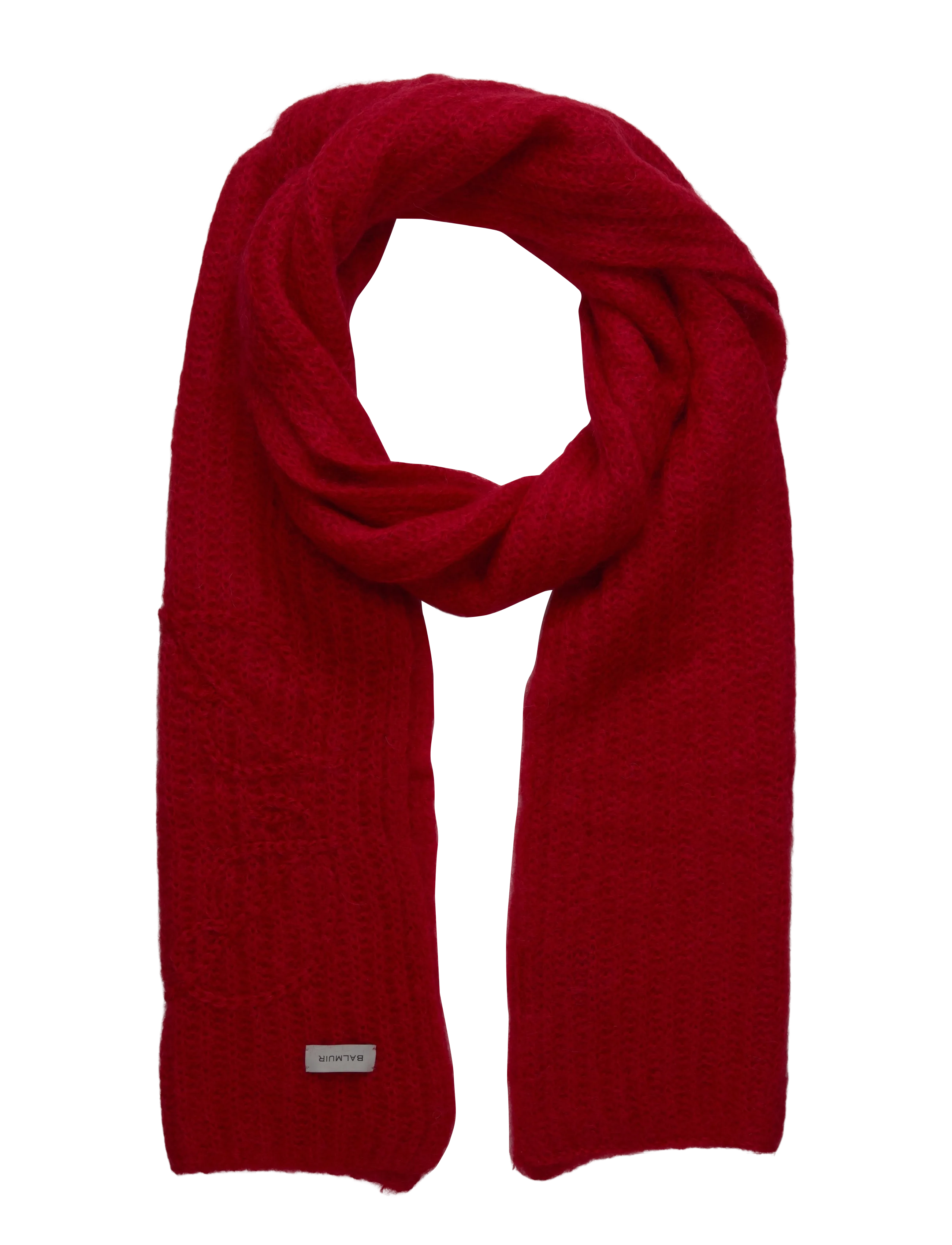 Balmuir Fontaine scarf - Transitional Layering - LIPSTICK RED / red
