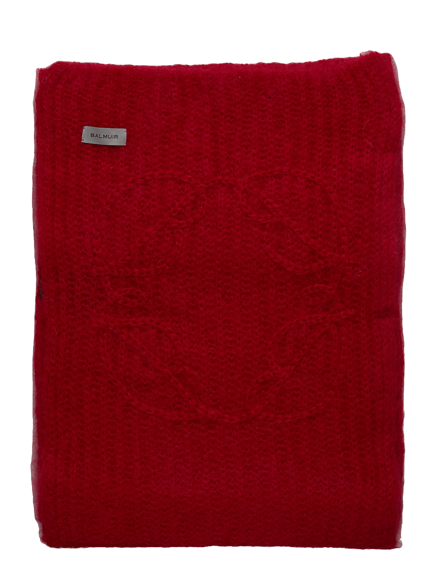 Balmuir - Fontaine scarf - winterschals - lipstick red - 1
