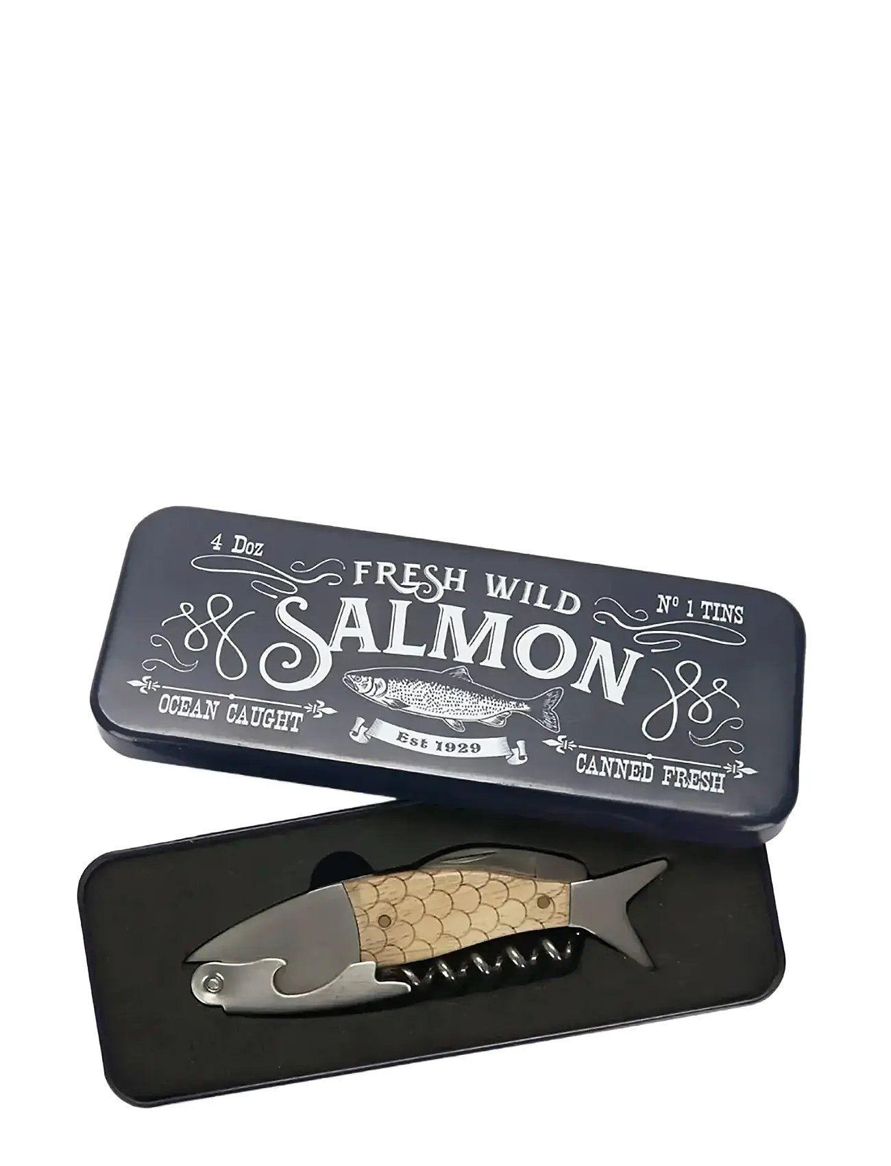 Balvi Proptrækker Vildlaks, Blikkasse - - H:17.8CM 1