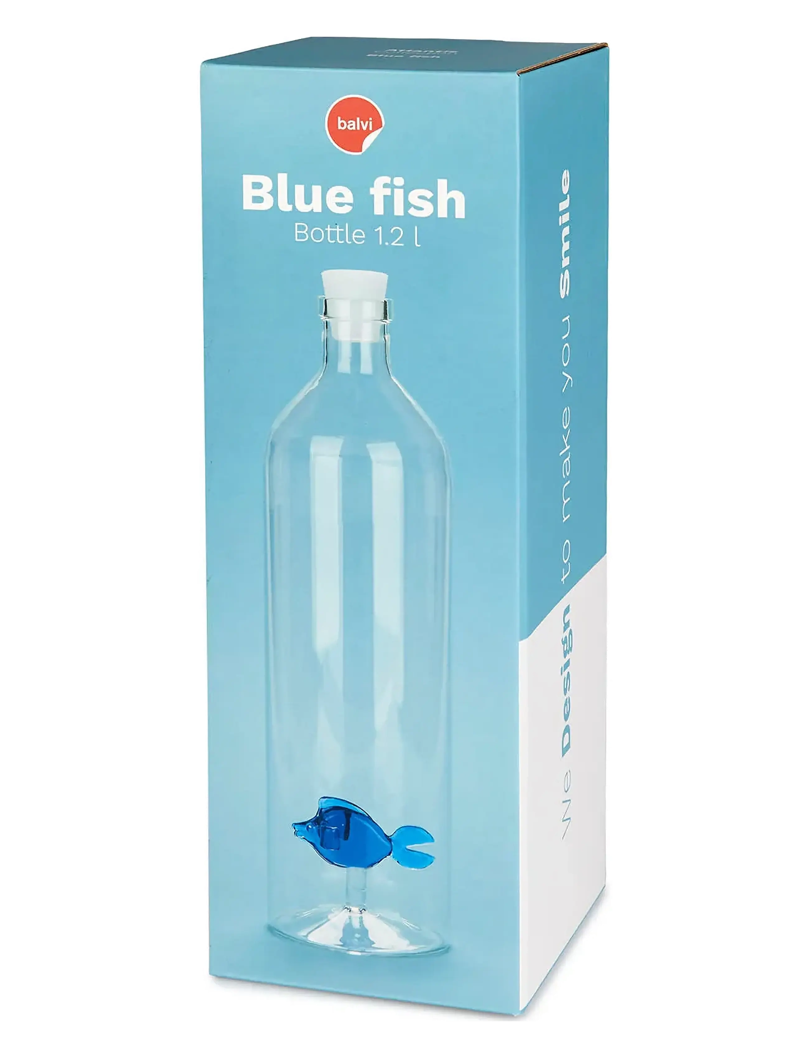 Balvi - Bottle Atlantis - veekannud - blue fish - 2