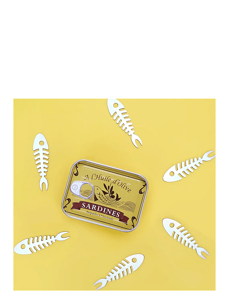 Balvi - Snack fork, Sardines, x6, tin - kahvlid - yellow - 4