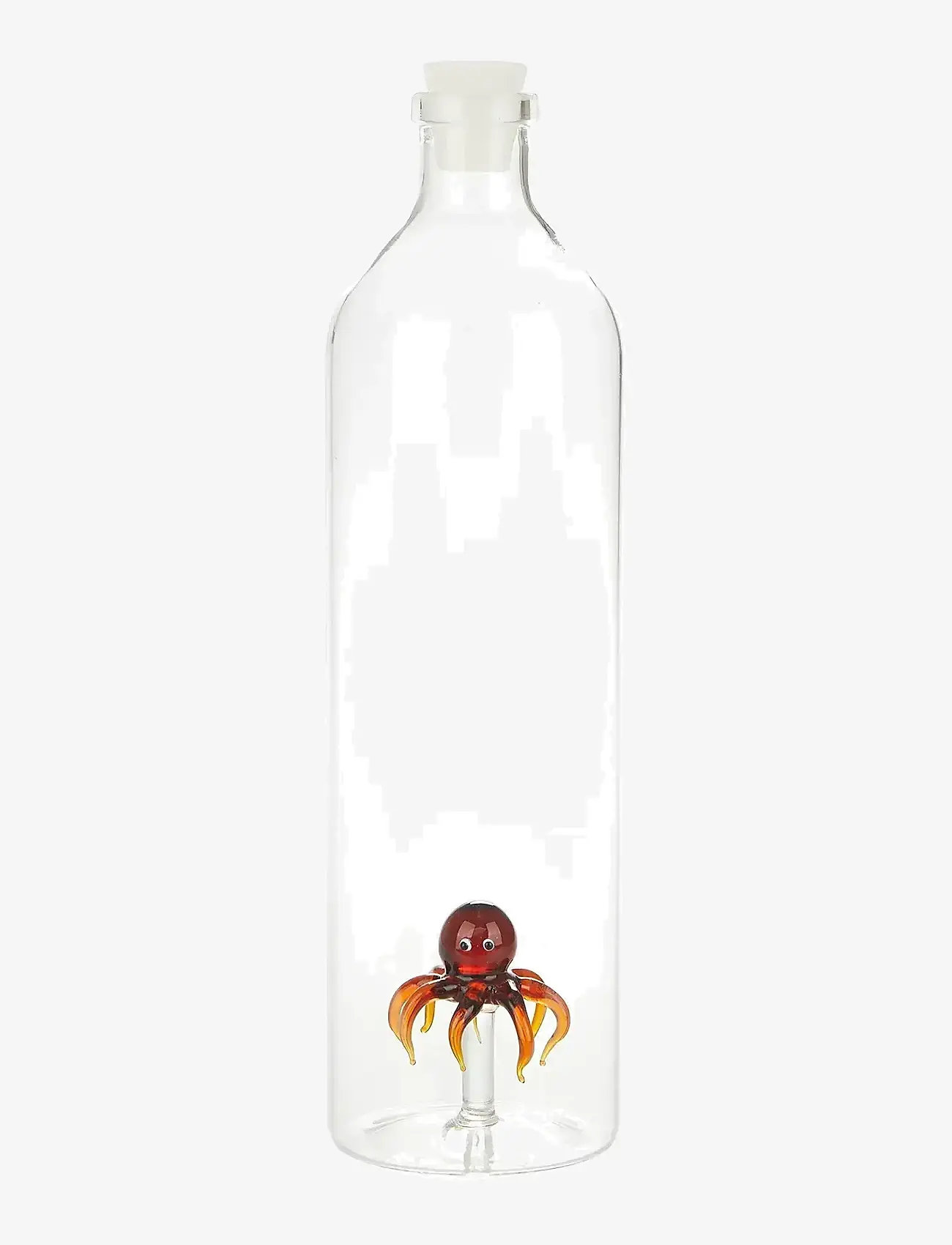Balvi - Bottle Atlantis, Octopus 1.2l, Borosilicate glass - shop by price - transparant/ brown - 0