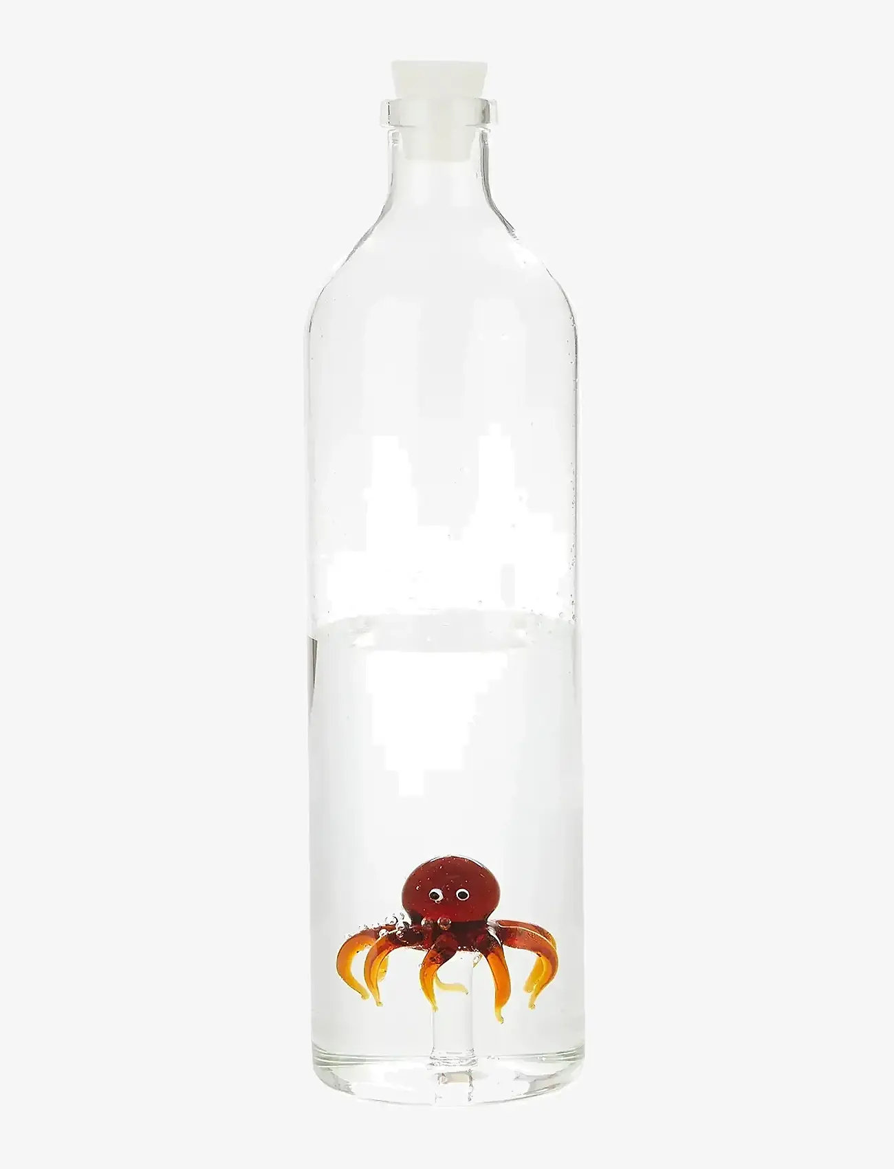 Balvi - Bottle Atlantis, Octopus 1.2l, Borosilicate glass - shop by price - transparant/ brown - 2