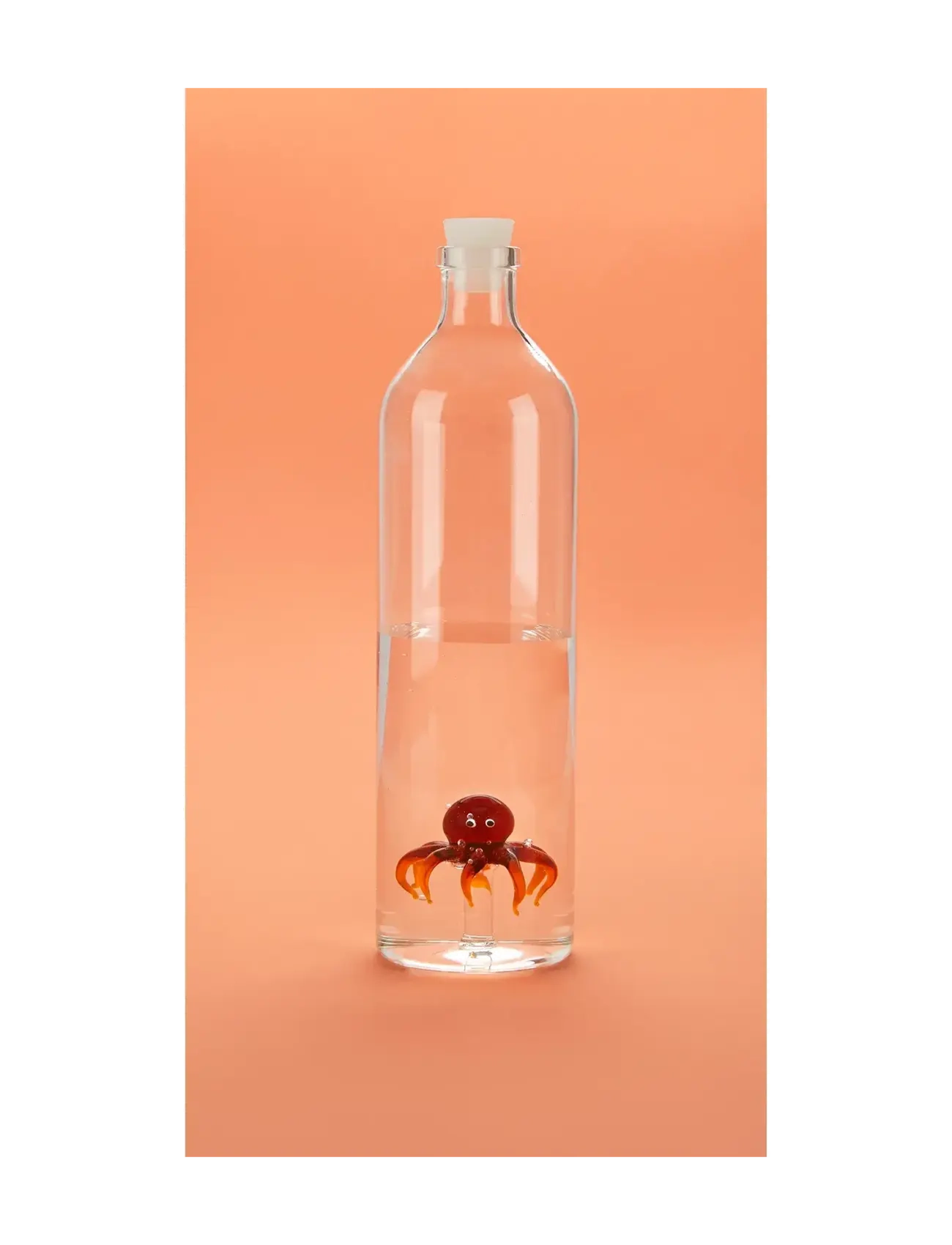 Balvi - Bottle Atlantis, Octopus 1.2l, Borosilicate glass - carafes - transparant/ brown - 5