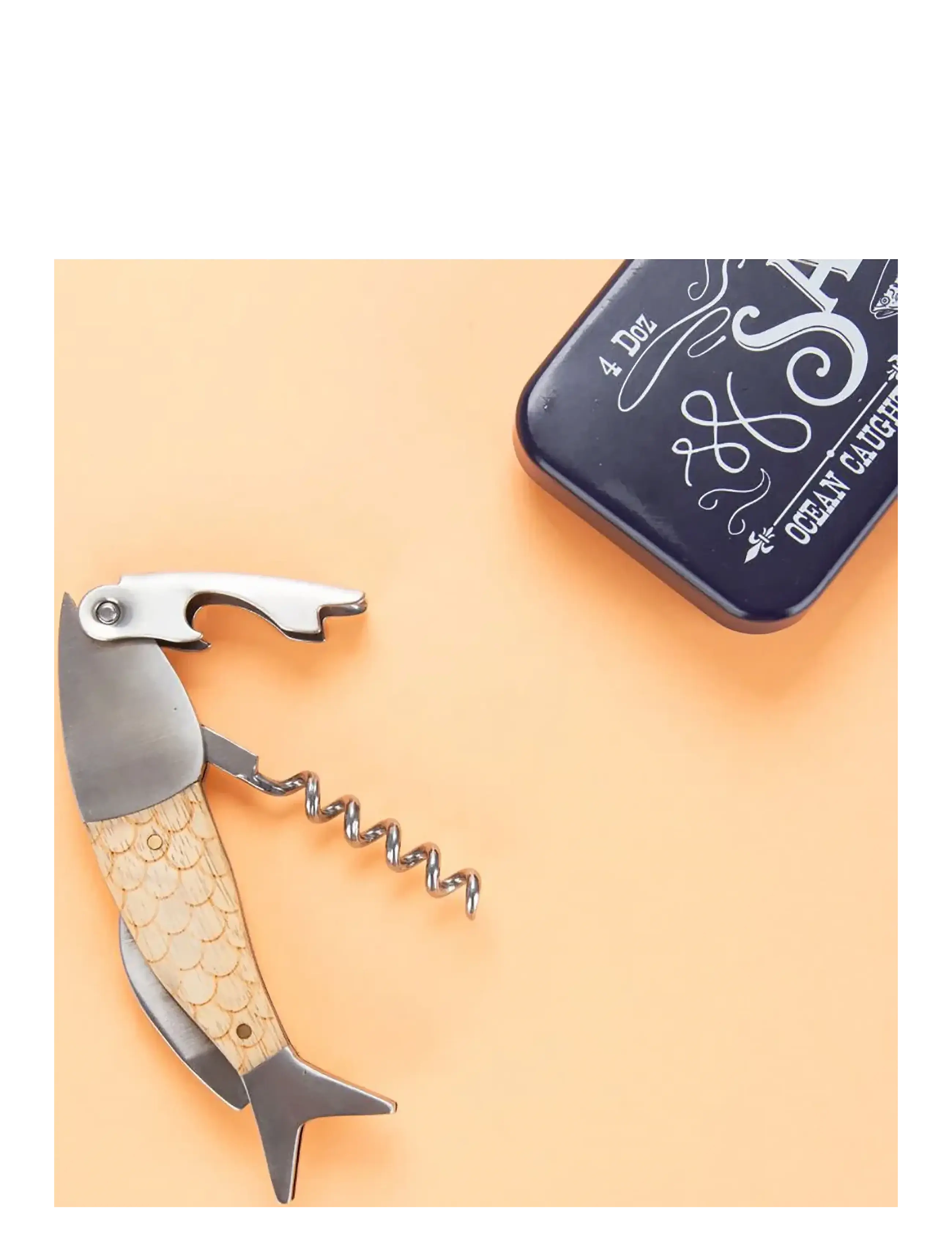 Balvi - Corkscrew, Wild Salmon, tin - die niedrigsten preise - navy - 3