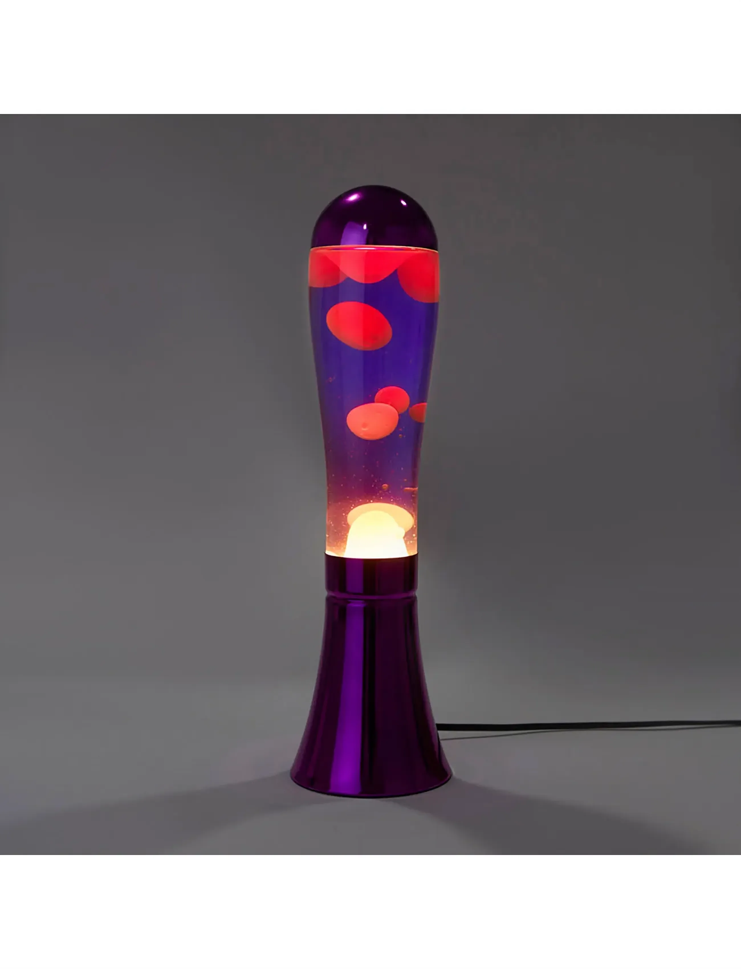 Balvi Lavalampe, Magma, Lilla/ Rød, H:45 cm, Lamps, Lila - Table Homeware