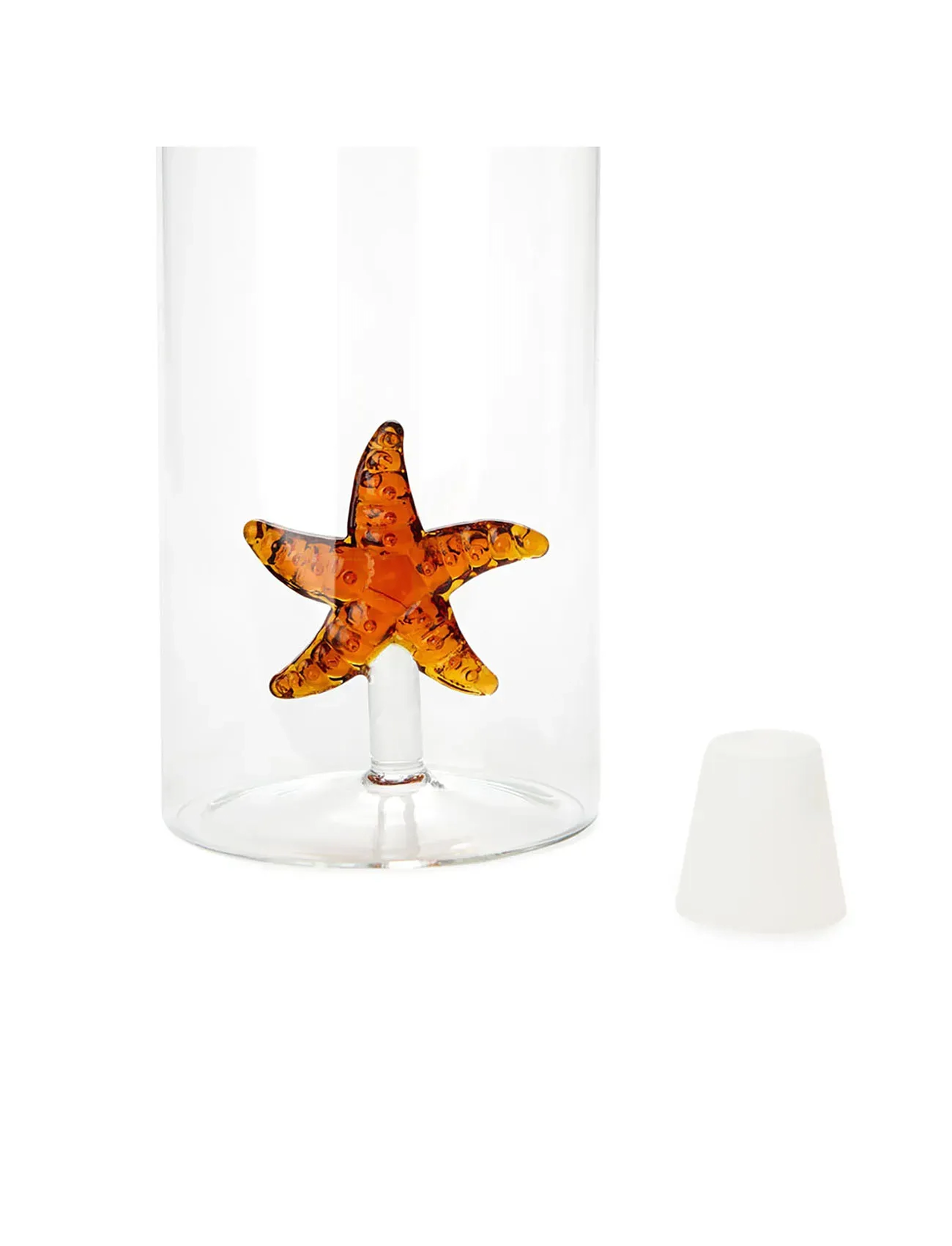 Balvi - Flaske Atlantis, Søstjerne 1,2l, Borosilikatglas - vandkarafler - starfish - 4