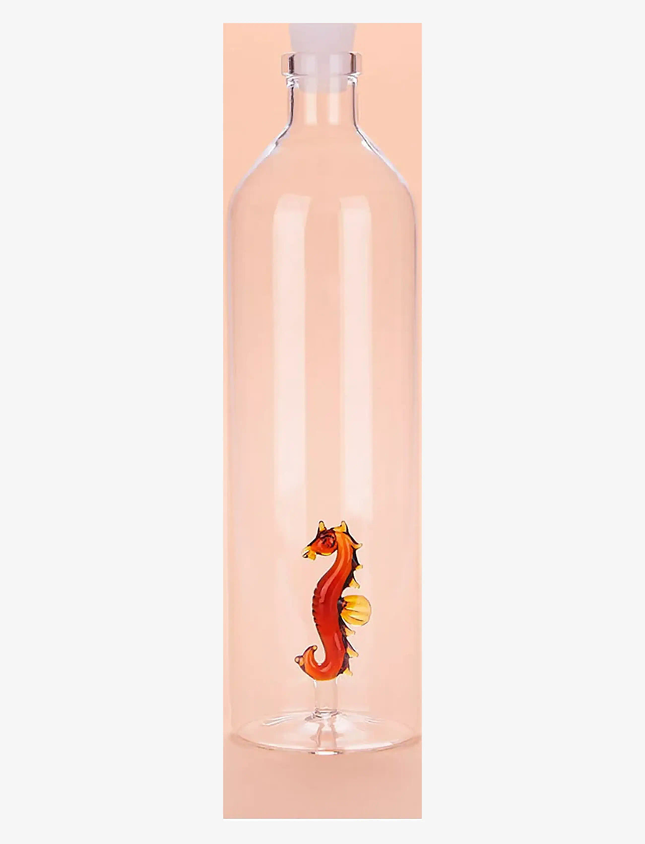 Balvi - Bottle, Atlantis Seahorse,1.2 L,borosilicate - transparant/ brown - 1