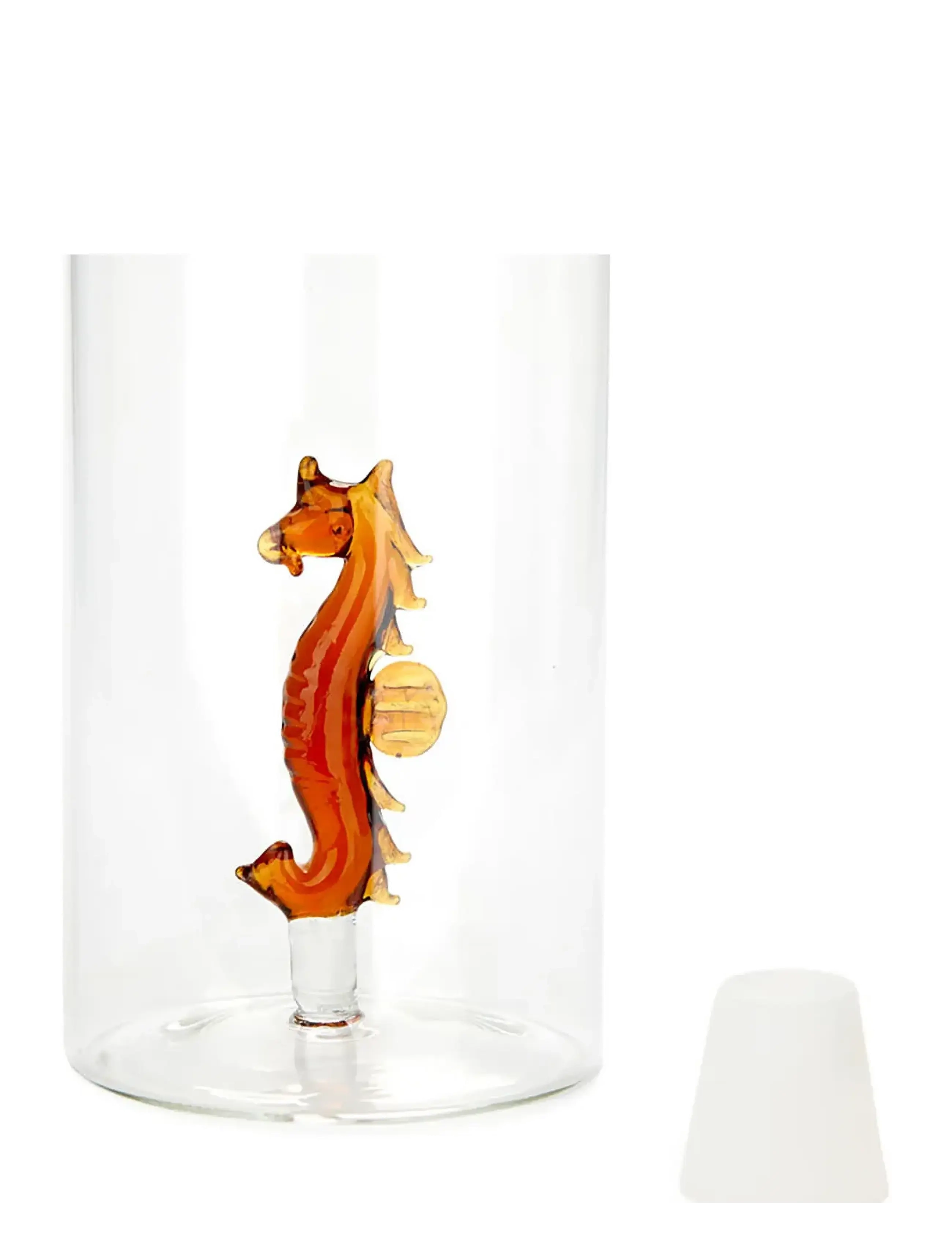Balvi - Bottle, Atlantis Seahorse,1.2 L,borosilicate - transparant/ brown - 3