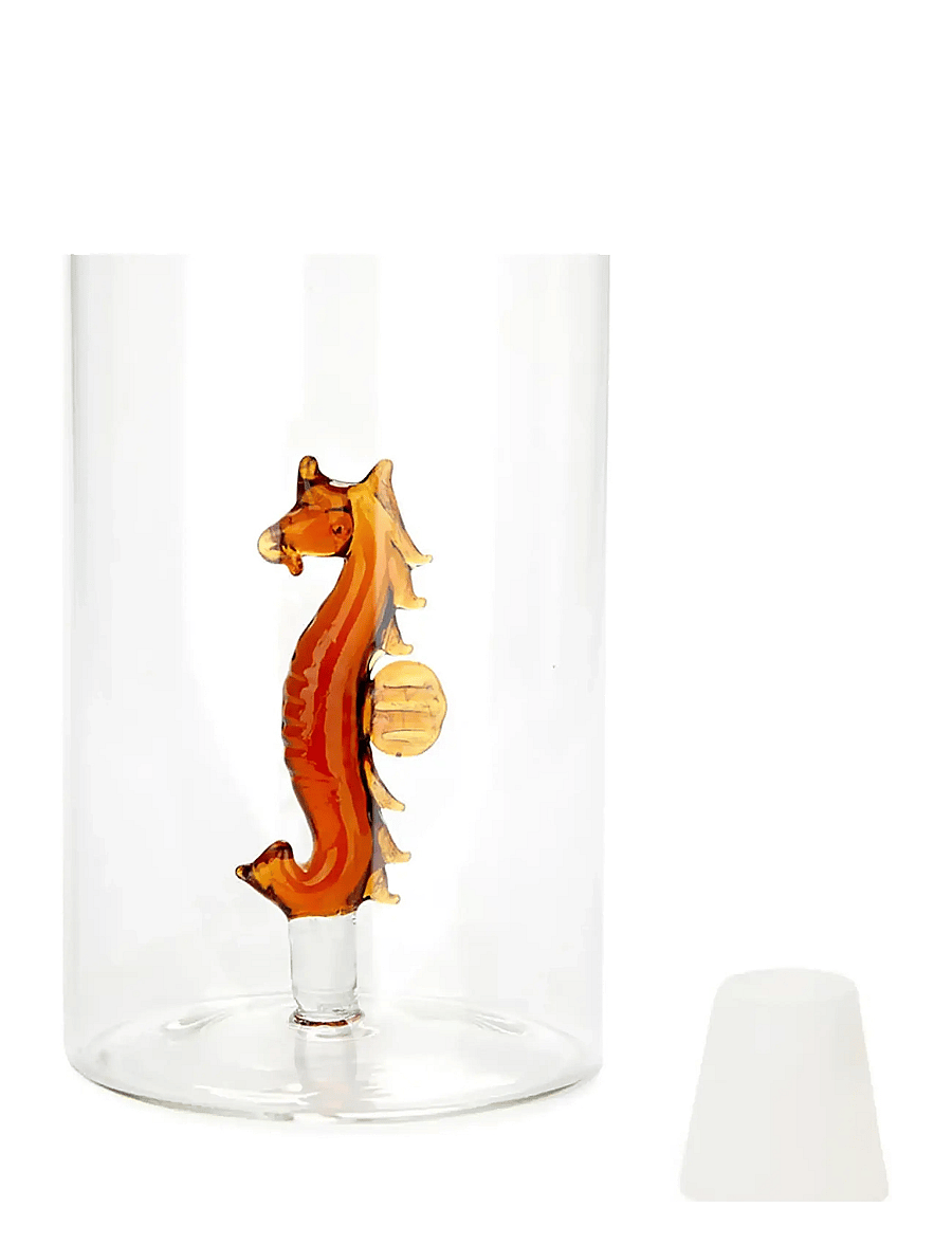 Balvi - Bottle, Atlantis Seahorse,1.2 L,borosilicate - transparant/ brown - 3