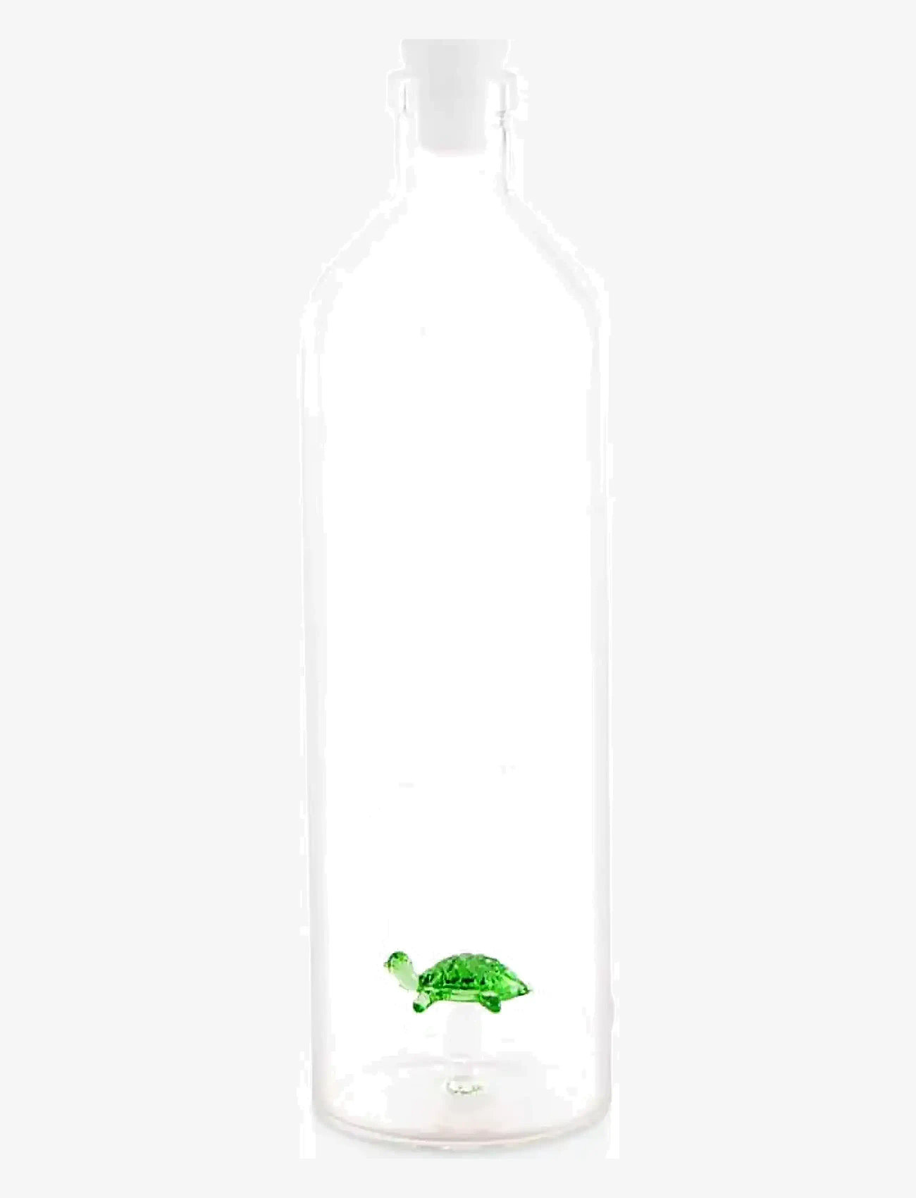 Balvi - Bottle, Atlantis Turtle,1.2 L,borosilicate - transparant/ green - 0