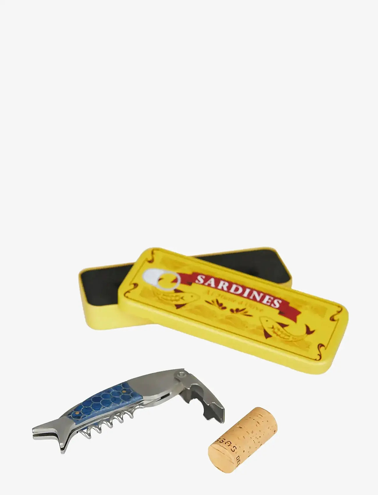 Balvi - Proptrækker-sardiner, blikæske - oplukkere & vinpropper - yellow - 2