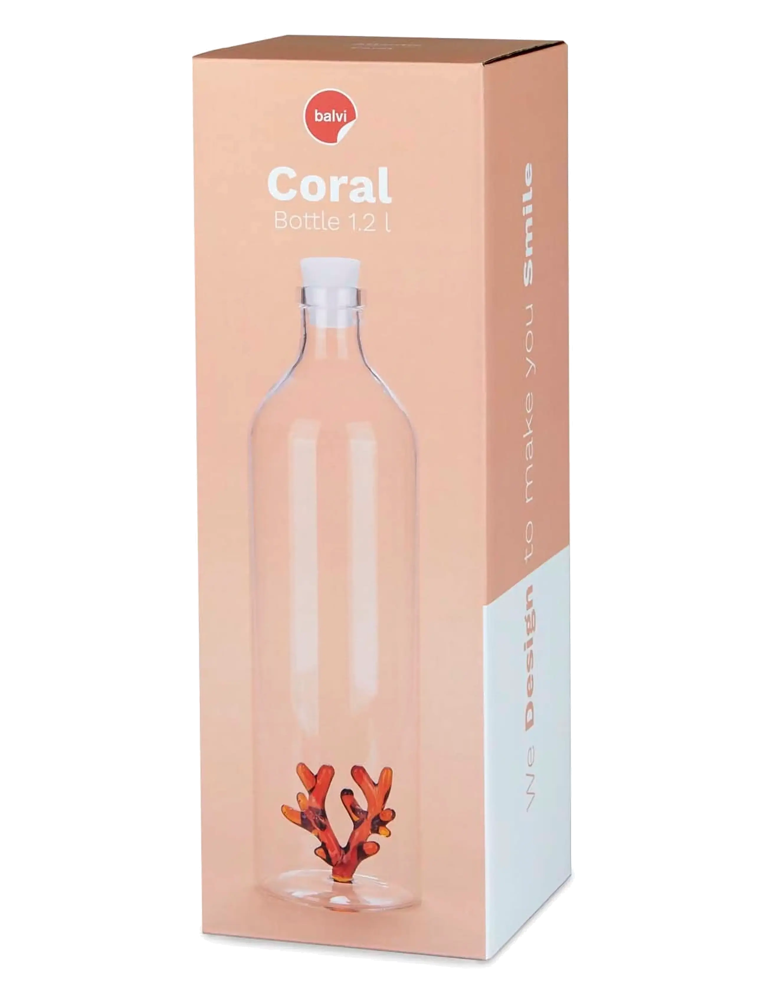 Balvi - Flaska Atlantis Korall 1,2l - grafinai - clear - 1