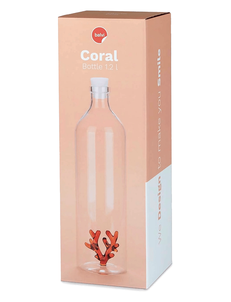 Balvi - Flaska Atlantis Korall 1,2l - wasserkaraffen - clear - 1