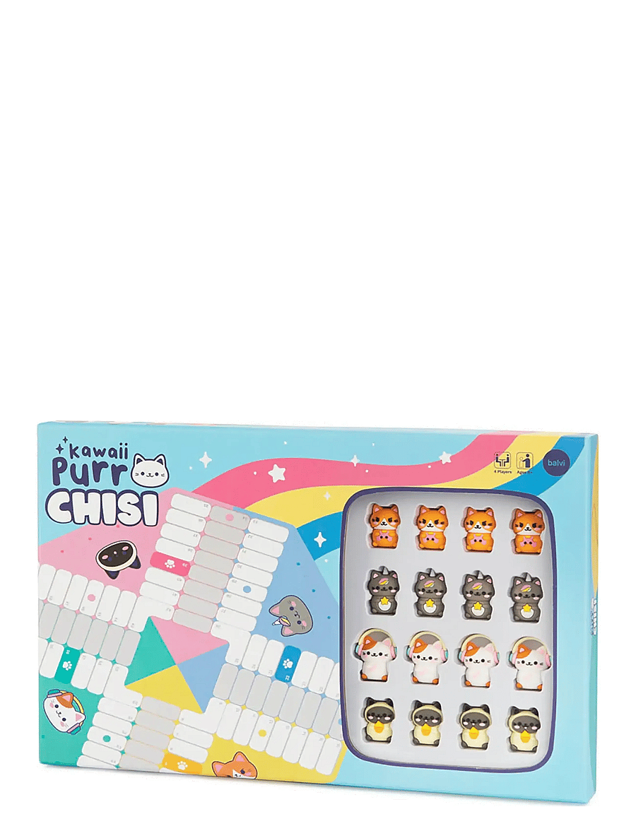 Balvi - Ludo Board Game,Kawaii Purrchisi - nach preis einkaufen - pastel colored - 1