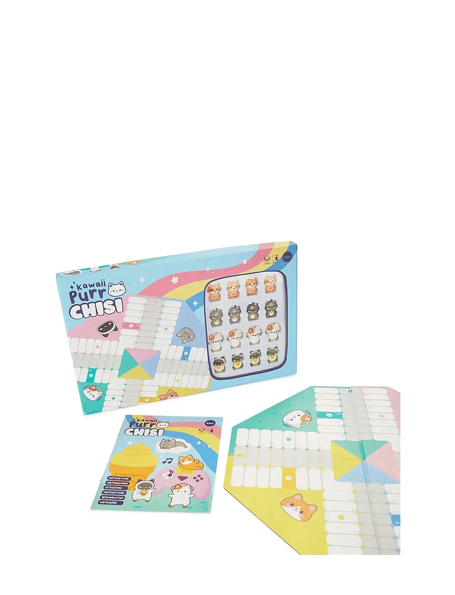 Balvi - Ludo Board Game,Kawaii Purrchisi - nach preis einkaufen - pastel colored - 3