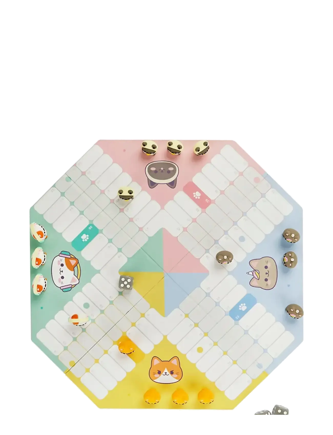Balvi - Ludo Board Game,Kawaii Purrchisi - iepērcies pēc cenas - pastel colored - 4