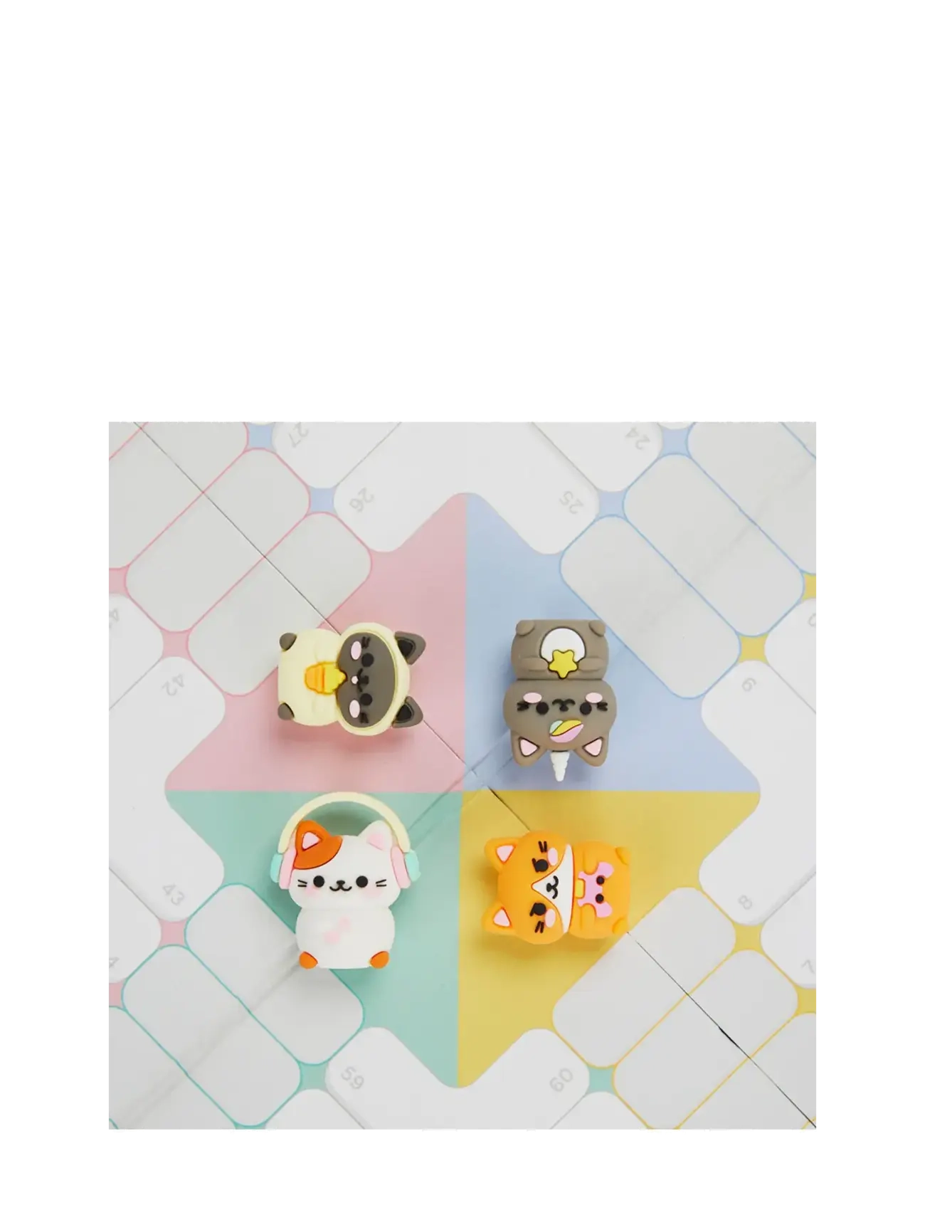Balvi - Ludo Board Game,Kawaii Purrchisi - nach preis einkaufen - pastel colored - 5
