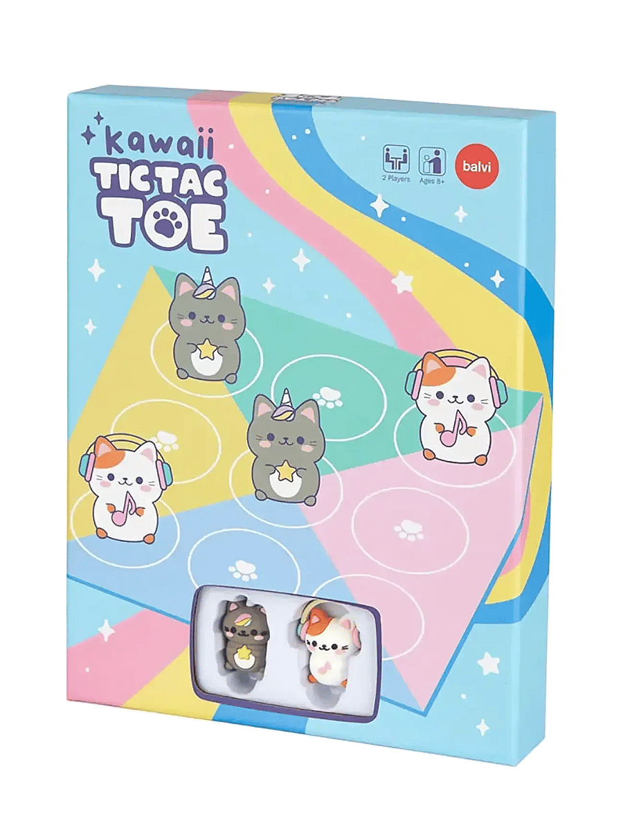 Balvi - Game,Tic Tac Toe Kawaii - madalaimad hinnad - pastel colored - 0