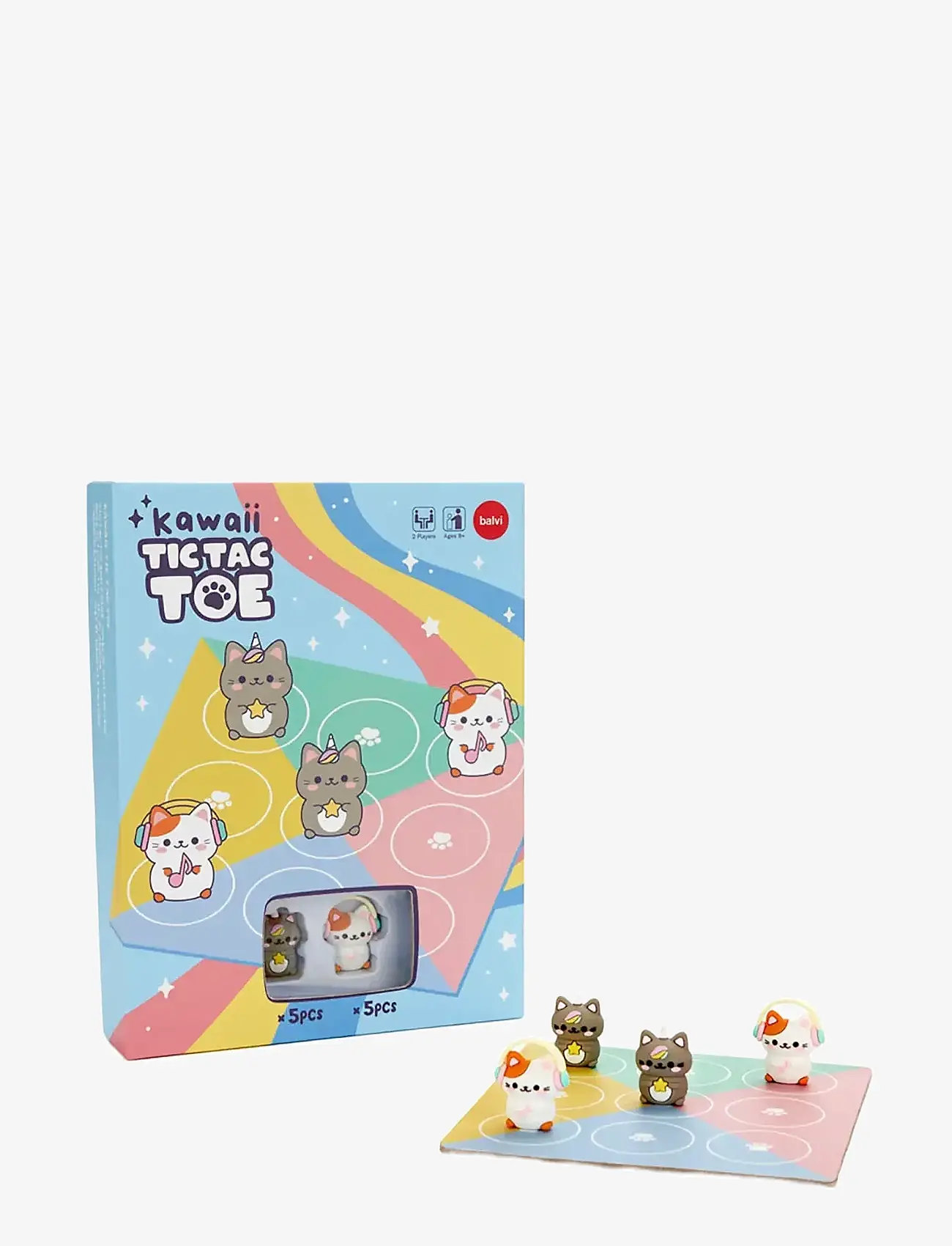 Balvi - Spil Tic Tac Toe Kawaii - spil & puslespil - pastel colored - 2