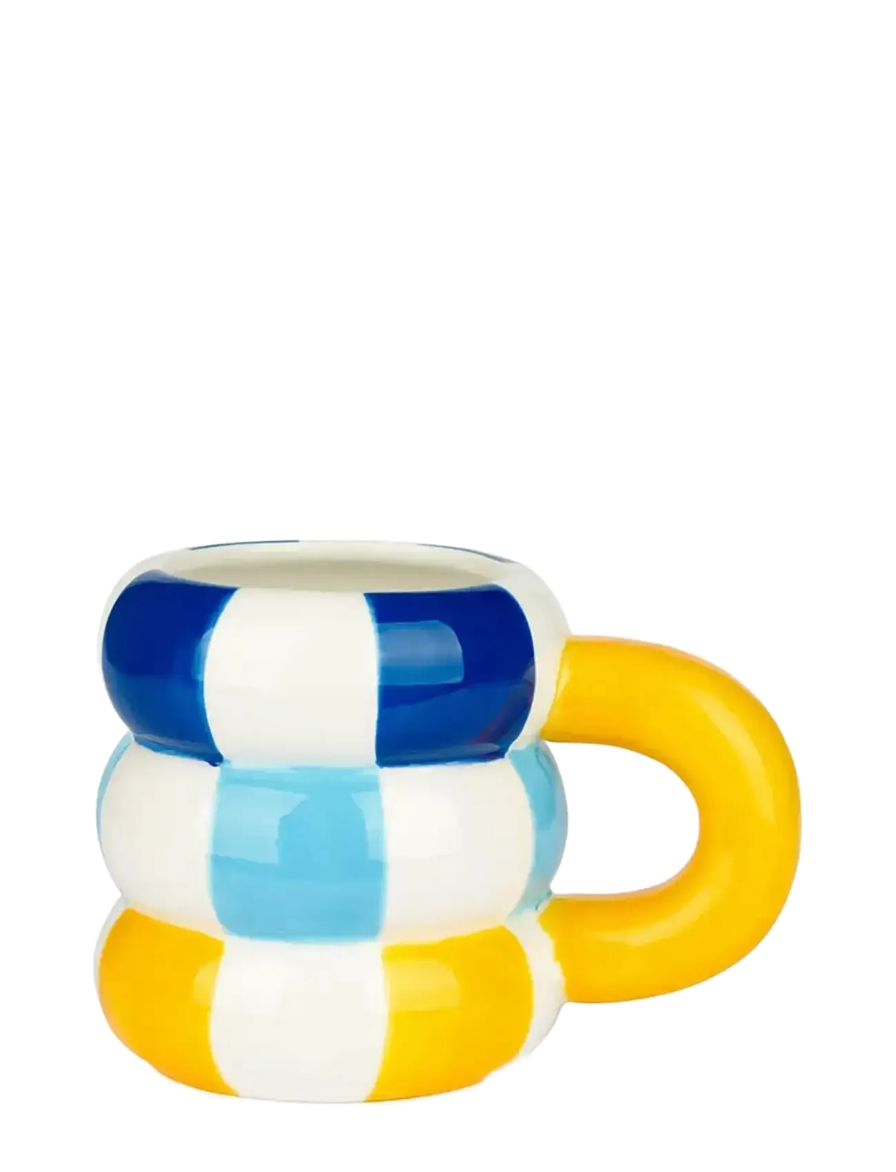 BALVI Krus Keramik Floats 300 Ml Gul Patterned - 30 CL - Unisex