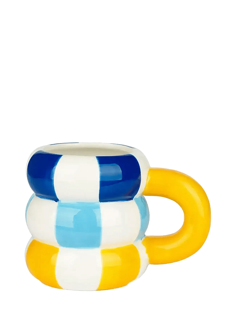 Balvi - Mug Ceramic Floats 300 ml - kaffetassen - yellow/multicolored - 0