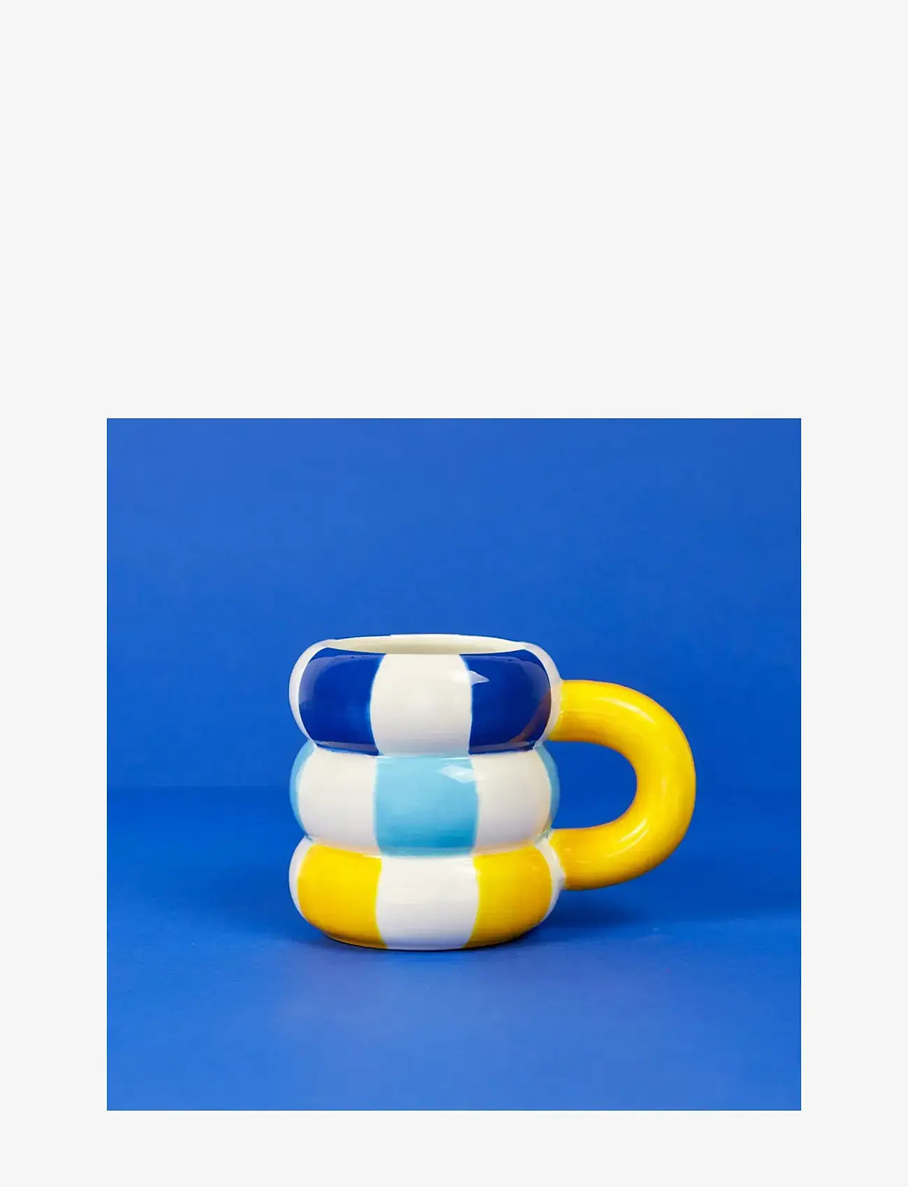 Balvi - Mug Ceramic Floats 300 ml - kaffetassen - yellow/multicolored - 1