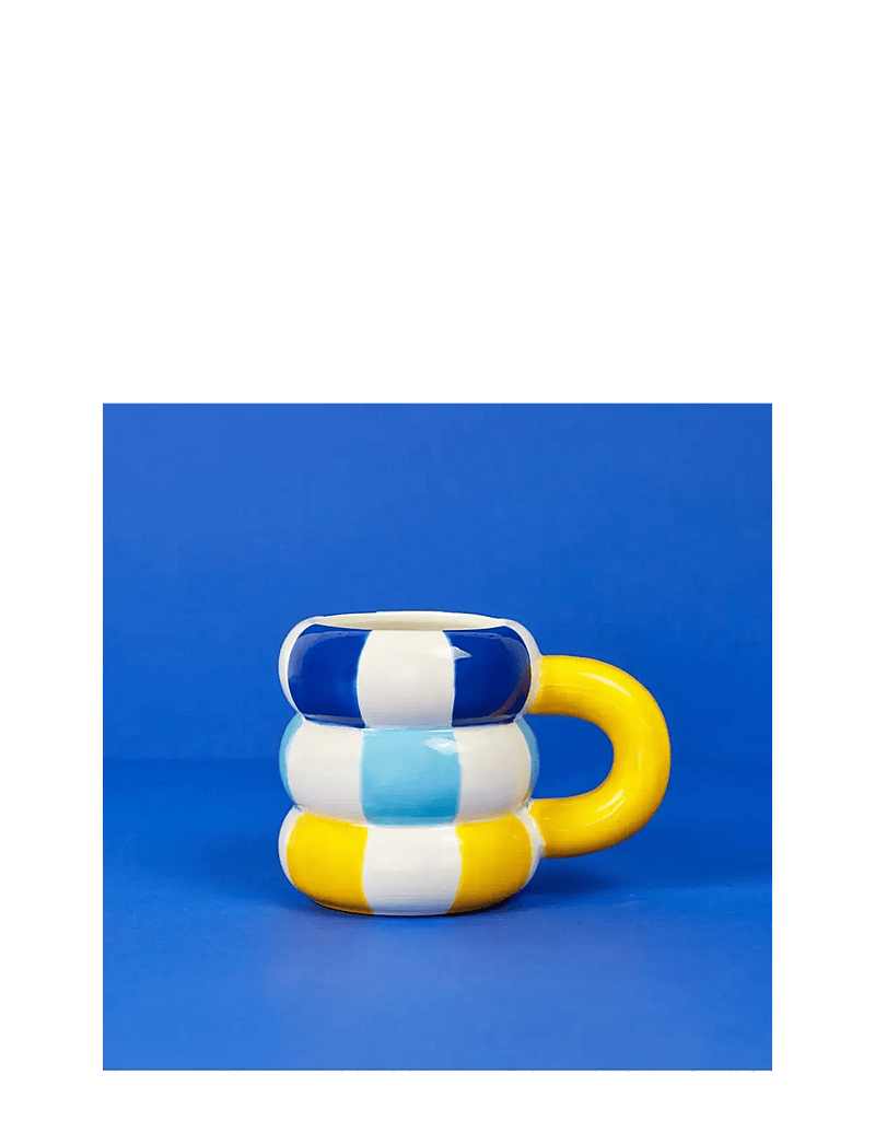 Balvi - Mug Ceramic Floats 300 ml - kaffetassen - yellow/multicolored - 1