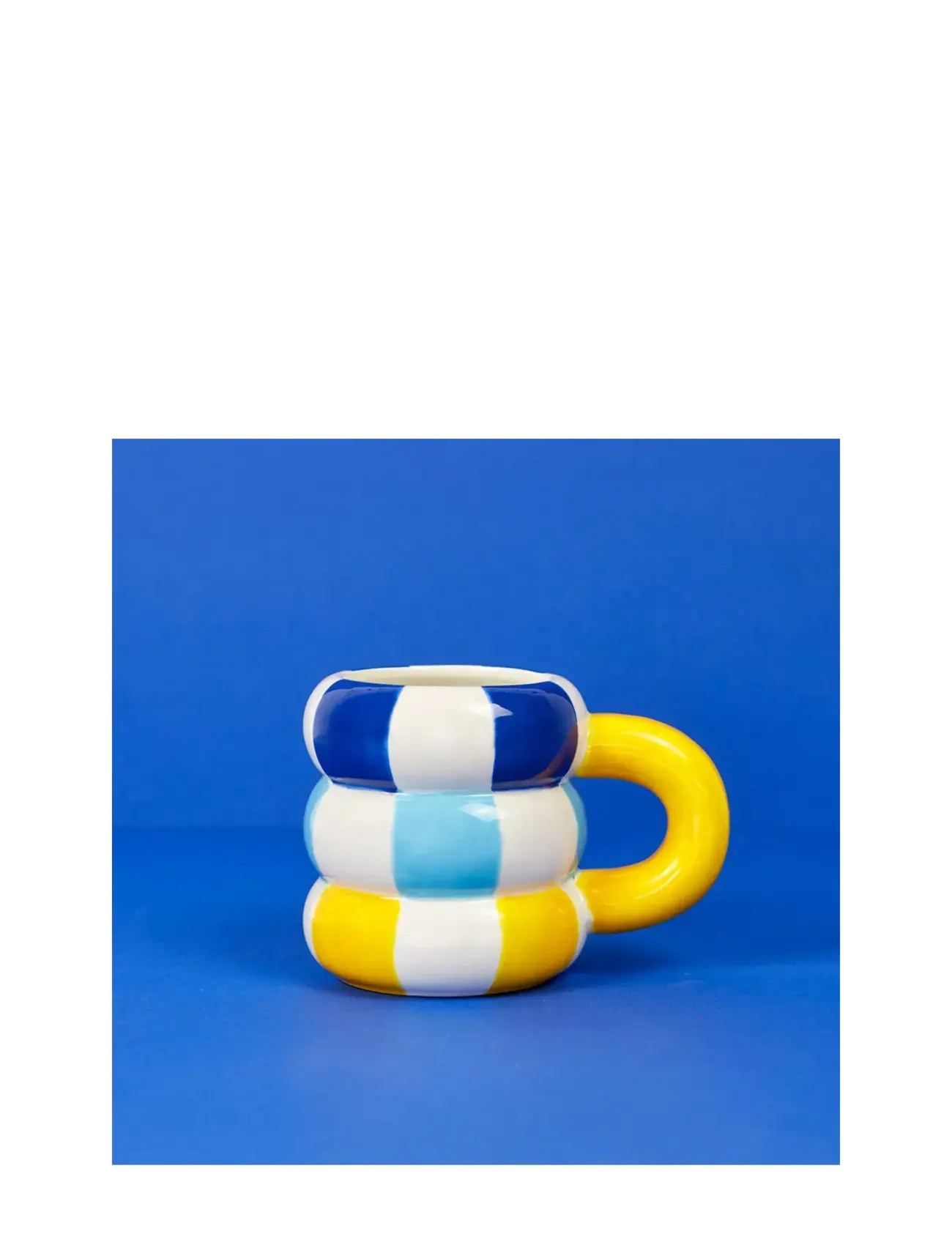 Balvi - Mug Ceramic Floats 300 ml - kaffetassen - yellow/multicolored - 1
