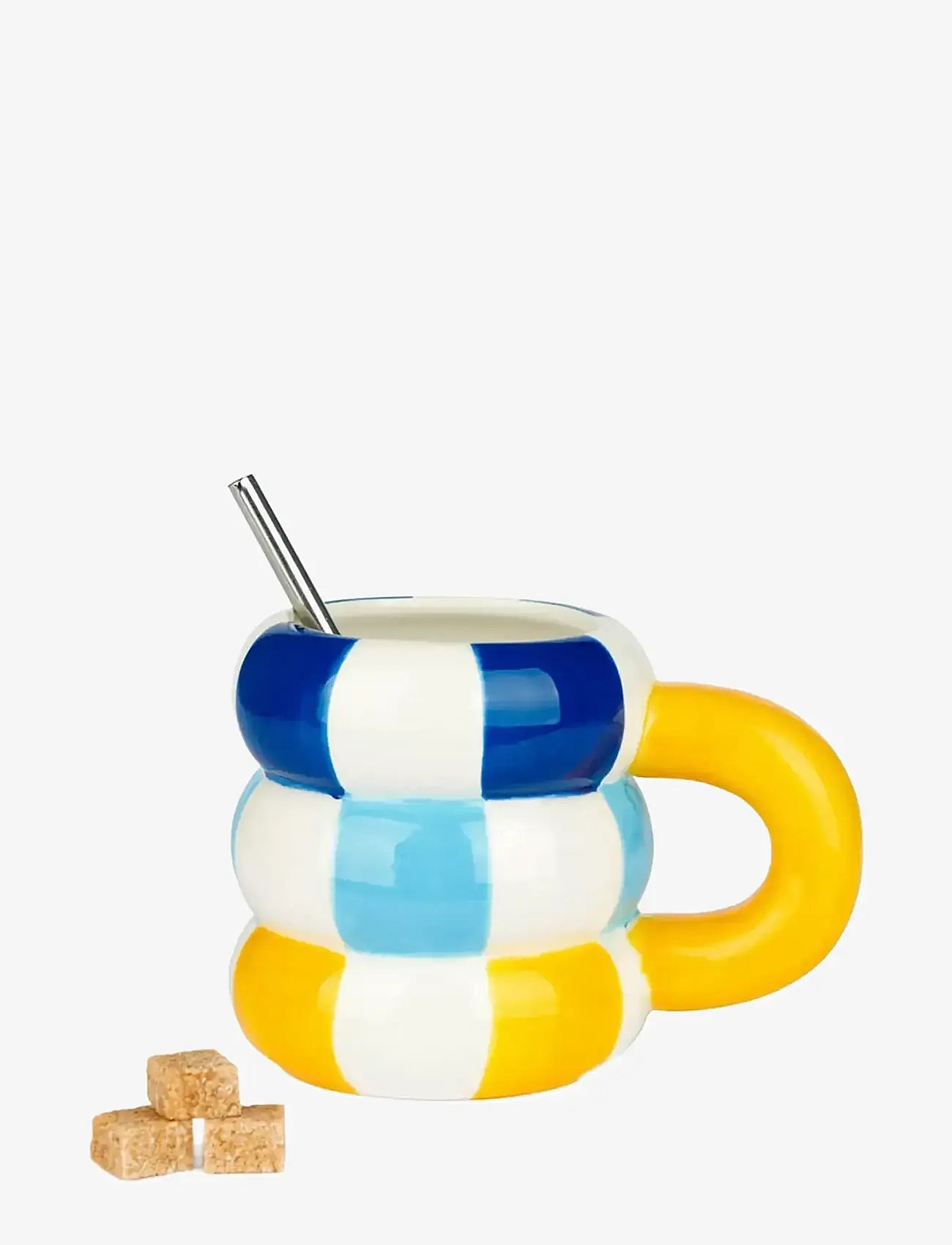 Balvi - Mug Ceramic Floats 300 ml - kaffetassen - yellow/multicolored - 4